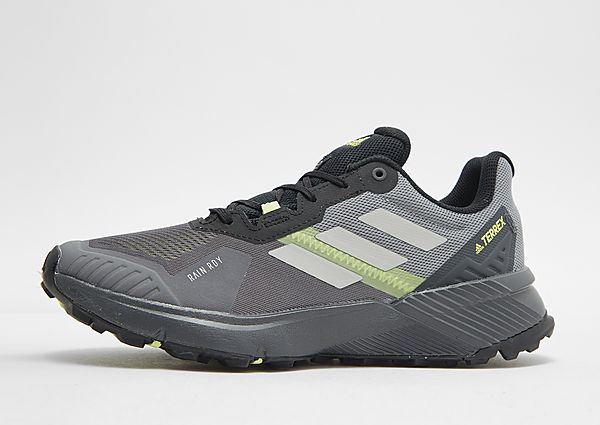 Adidas Terrex Soulstride RAIN.RDY Trail Running Schoenen - Grey Four / Grey Two / Pulse Lime - Heren