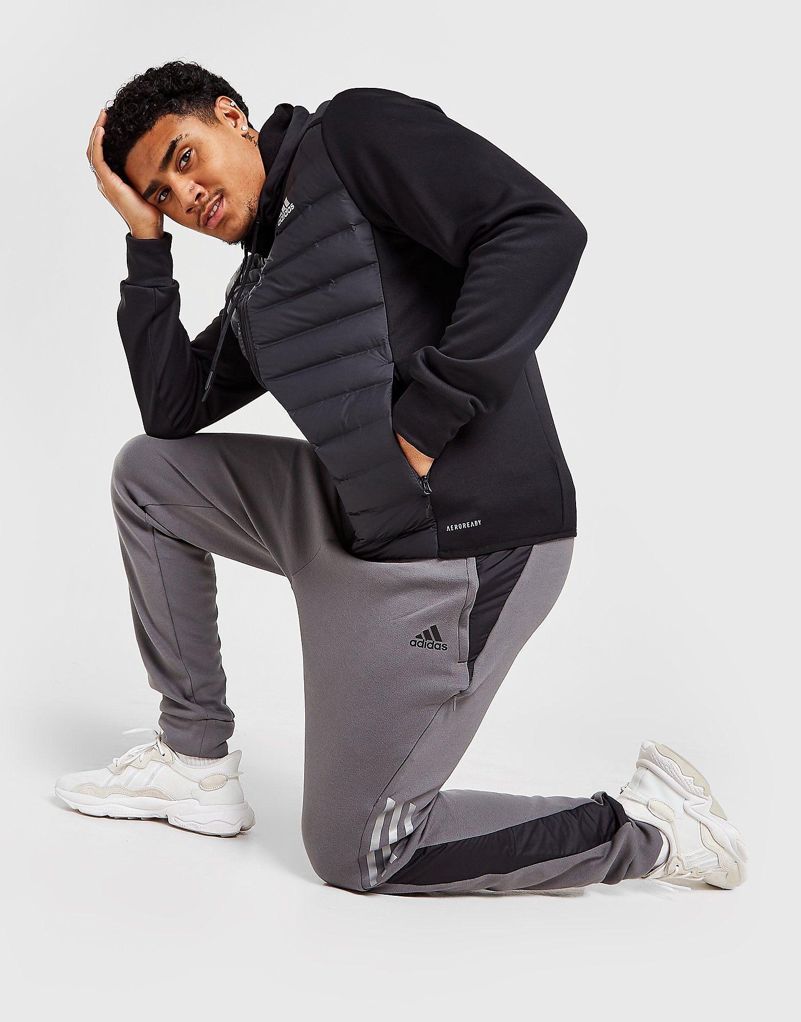 

adidas Tech Reflective Track Pants - Only at JD - Grey - Mens, Grey