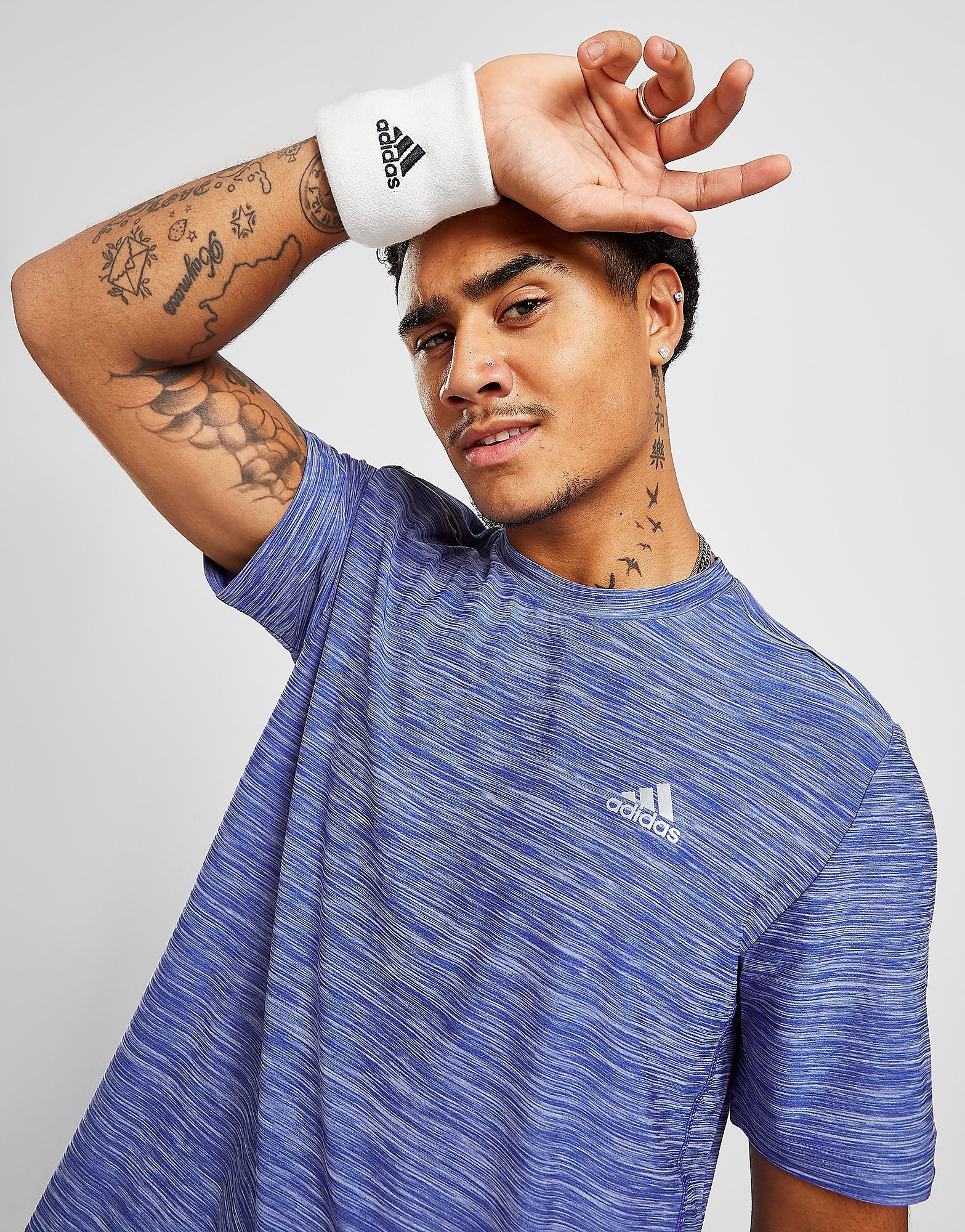 

adidas Tech Reflect T-Shirt - Only at JD - Blue - Mens, Blue