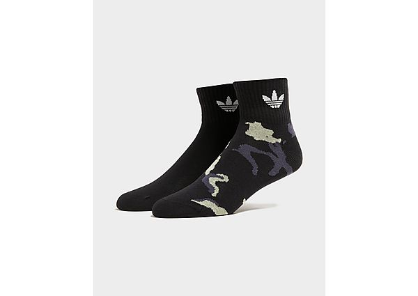 Adidas Originals 2-Pack Camo Mid-Ankle Socks - Heren