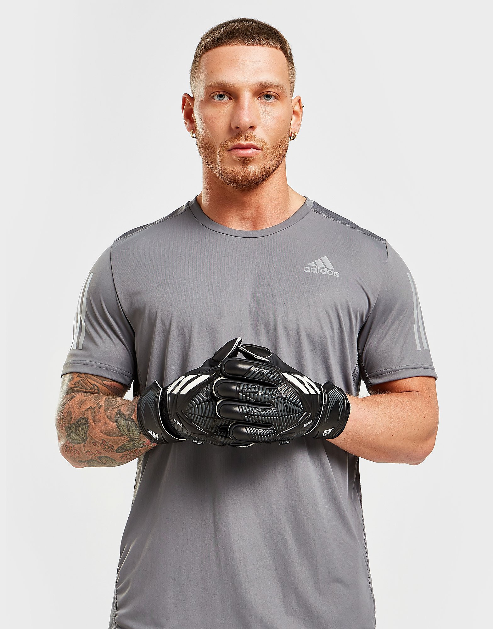 

adidas Predator Edge Match Goalkeeper Gloves - Black / White / Team Dark Grey - Womens, Black / White / Team Dark Grey