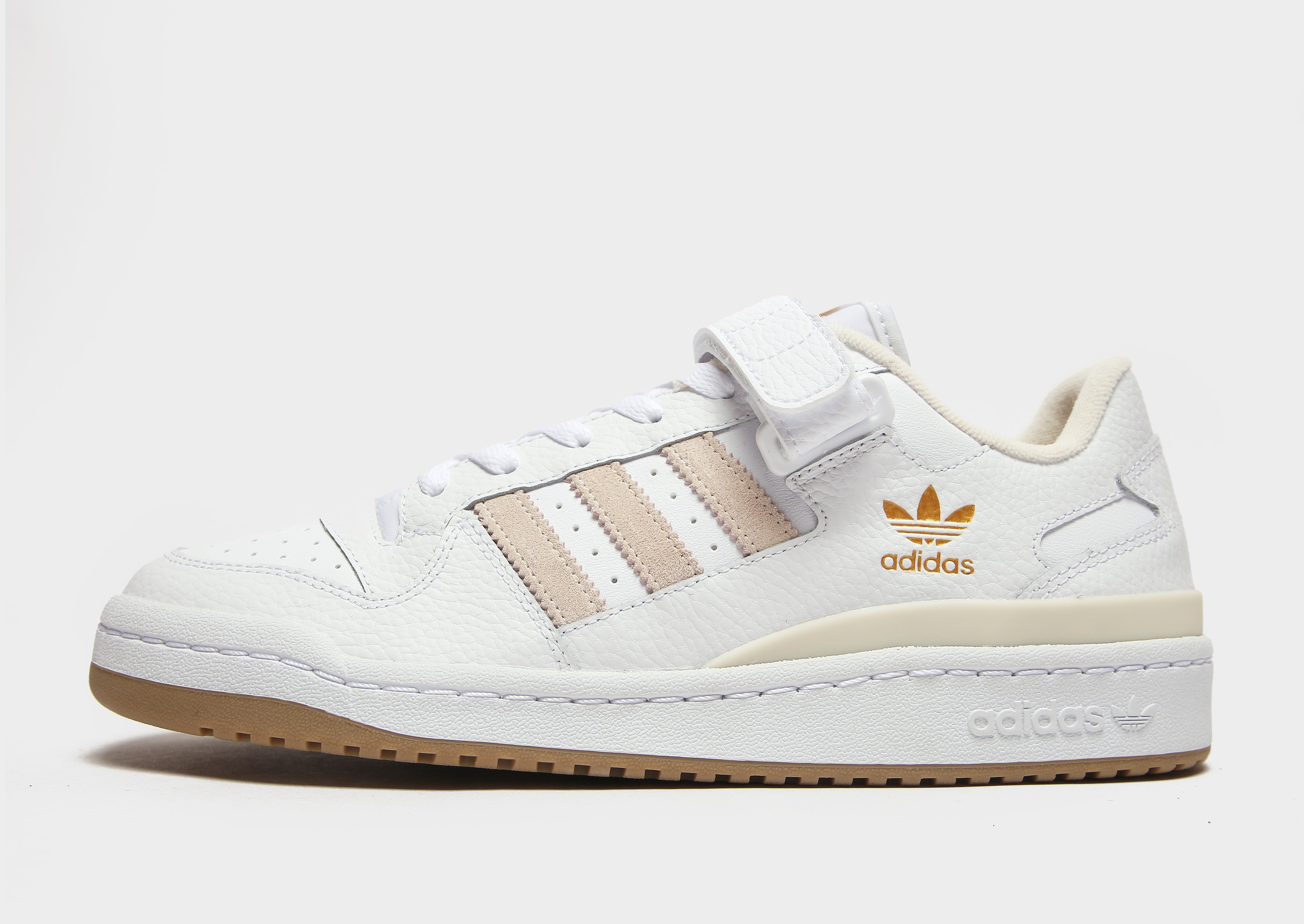 

adidas Originals Forum Low - Cloud White / Wonder White / Gum - Mens, Cloud White / Wonder White / Gum
