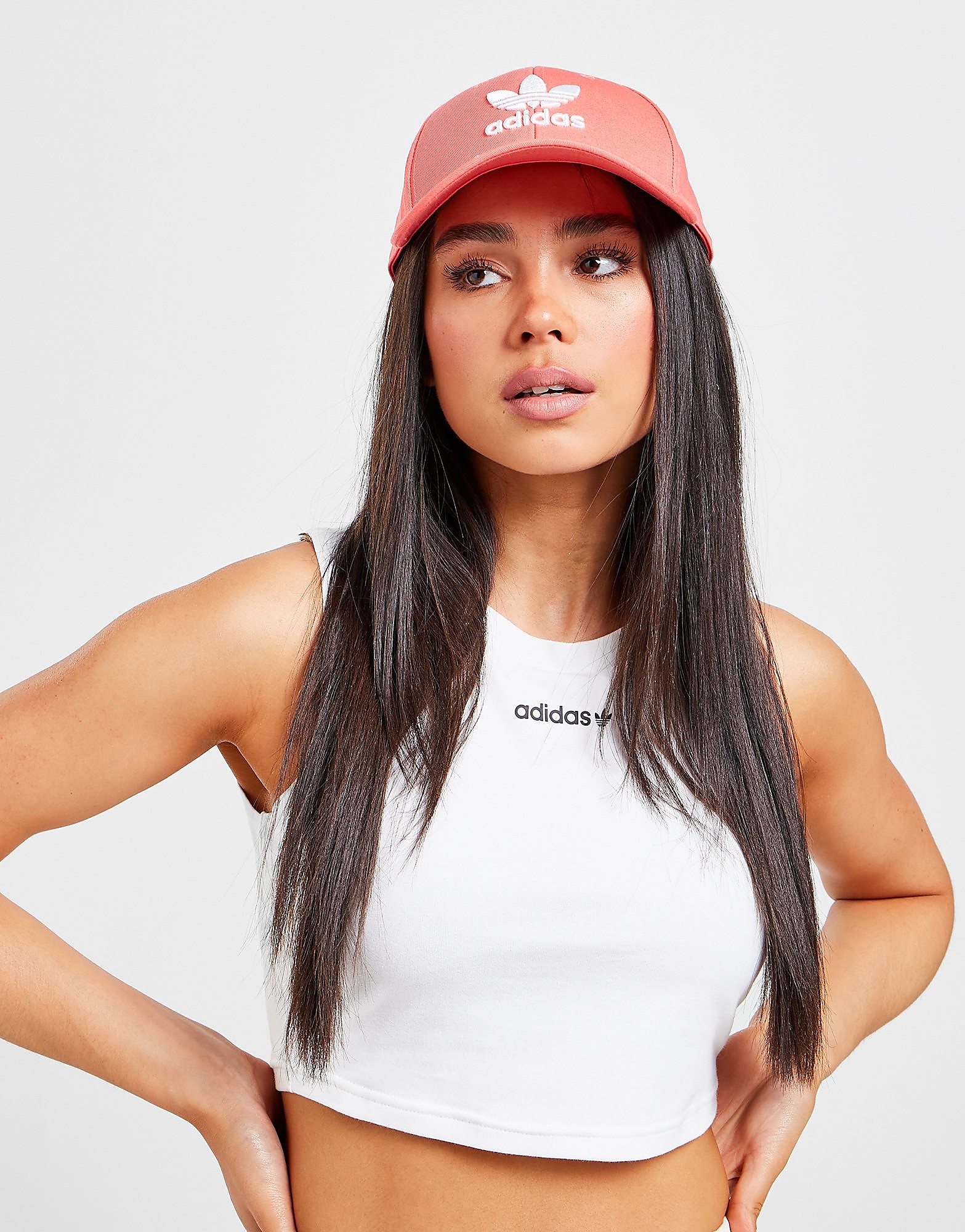 

adidas Originals Trefoil Classic Cap - RED - Womens, RED