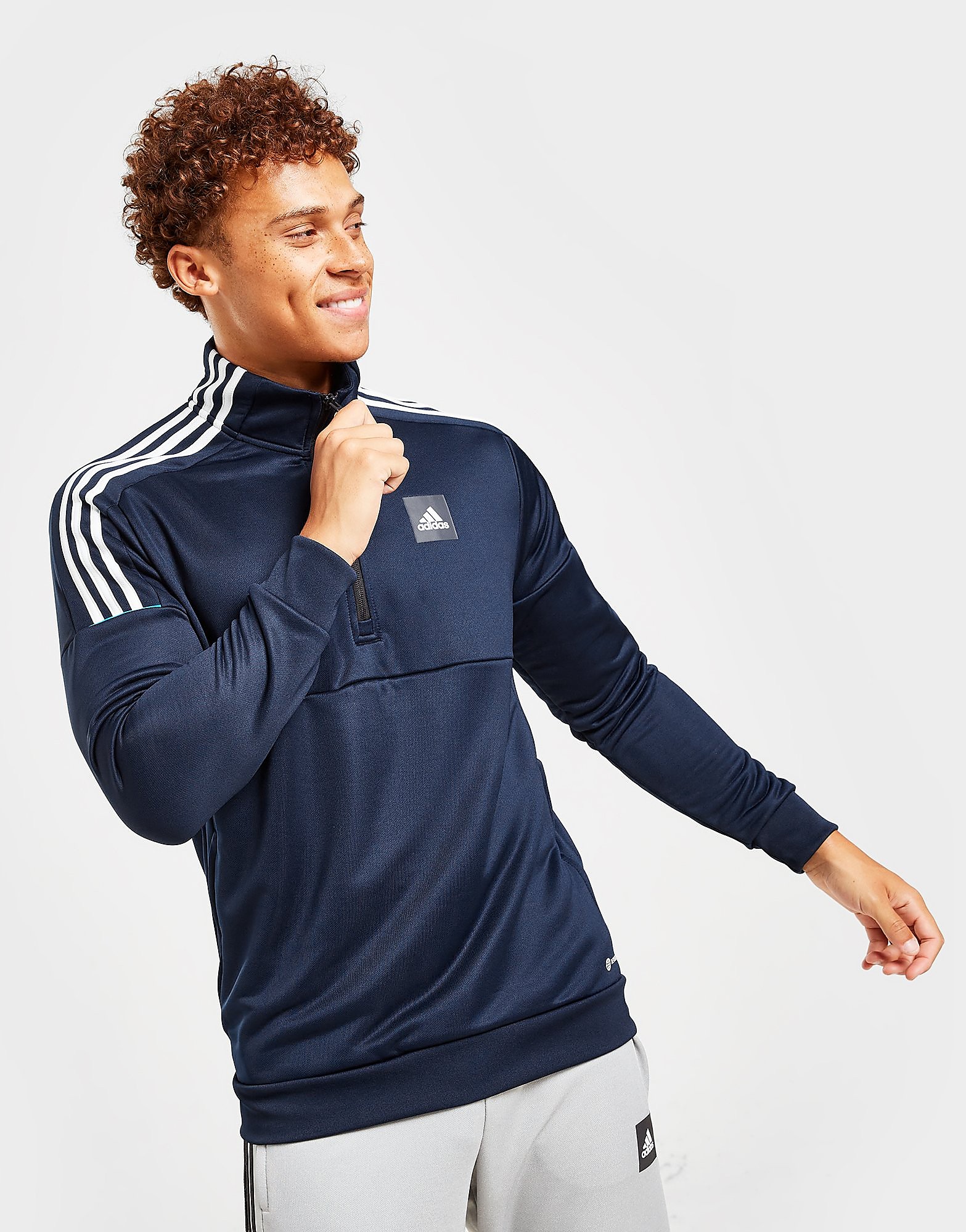 Adidas Camisola Match - Azul - Mens, Azul