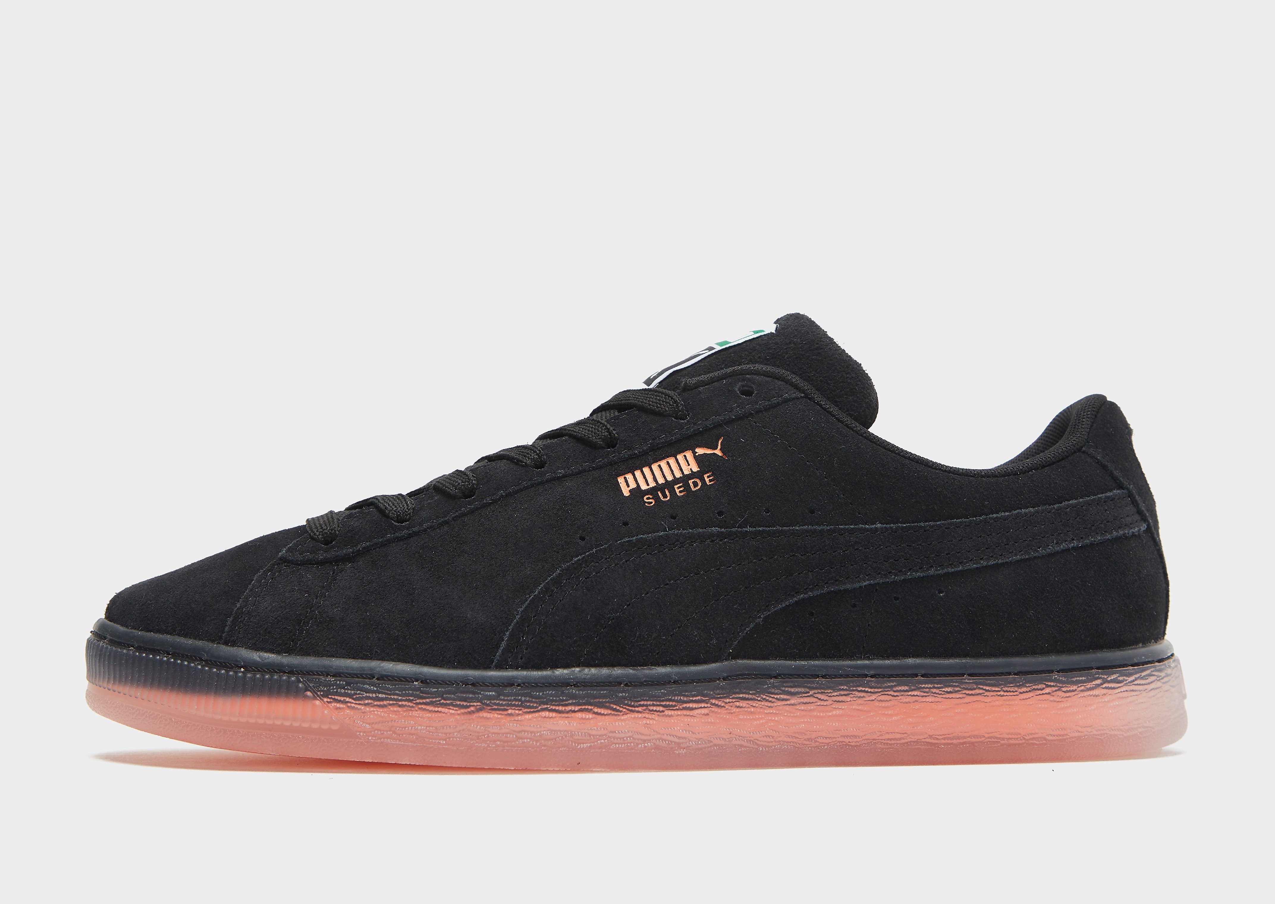 

Puma Suede Translucent - Black - Mens, Black