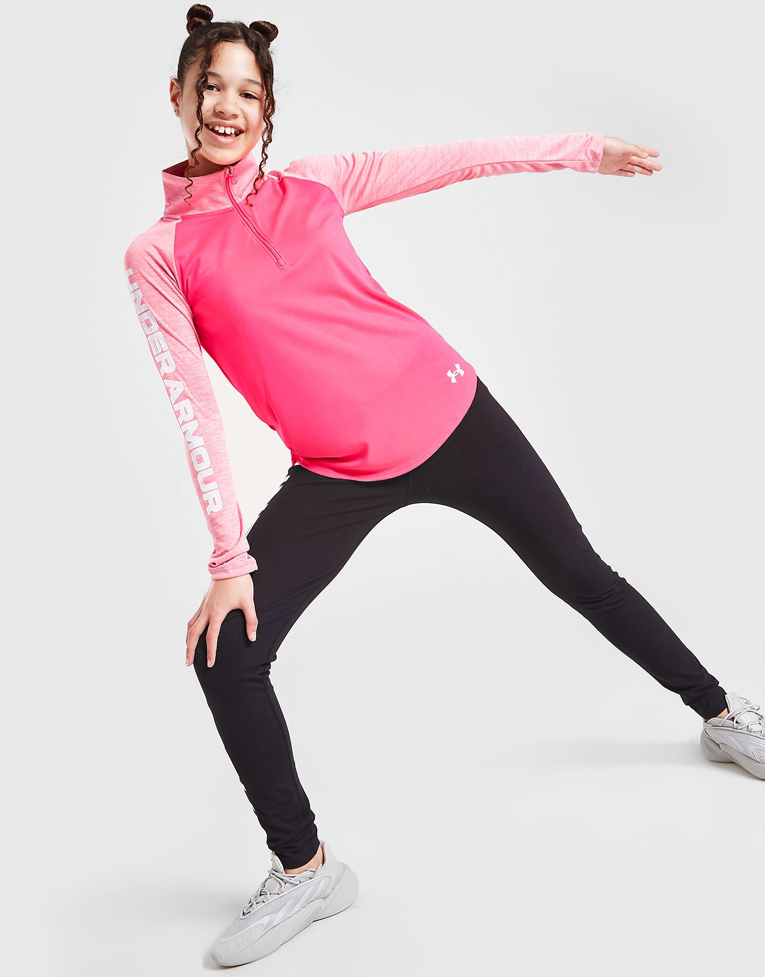

Under Armour Girls' Fitness Tech 1/2 Zip Top Junior - Pink - Kids, Pink