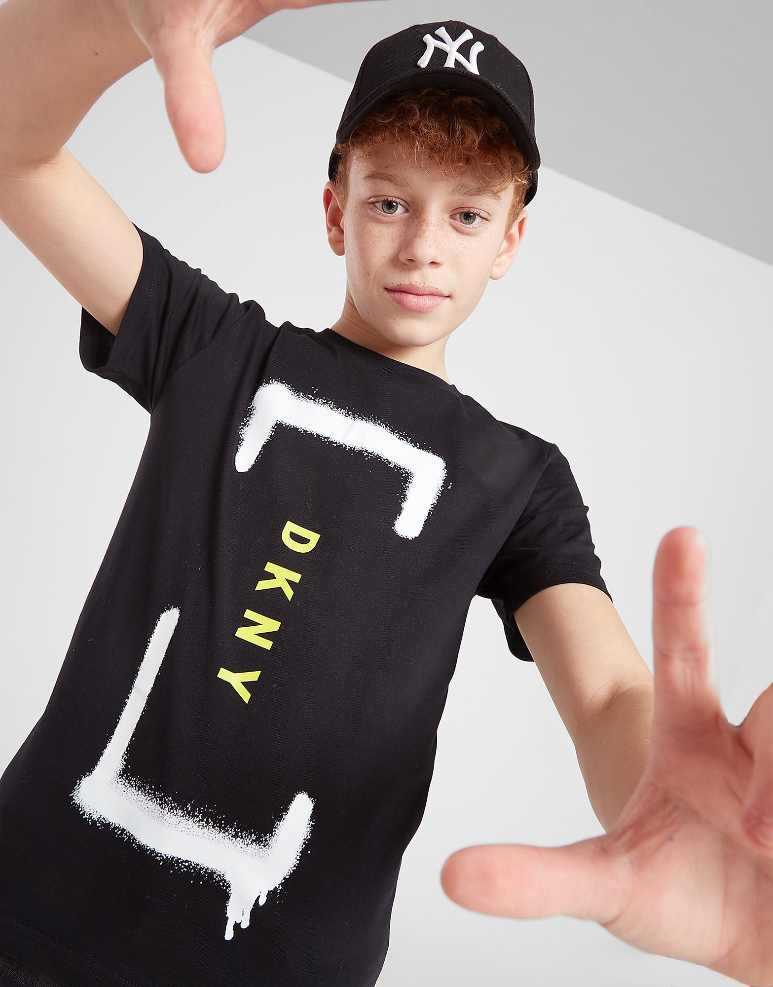

DKNY Side Box T-Shirt Junior - Black - Kids, Black