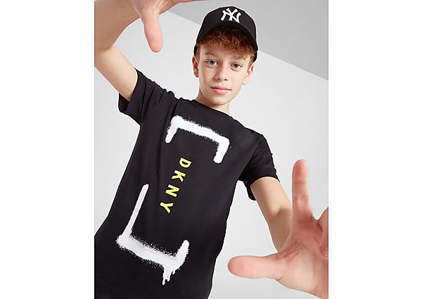 DKNY Side Box T-Shirt Junior - Black - Kids, Black
