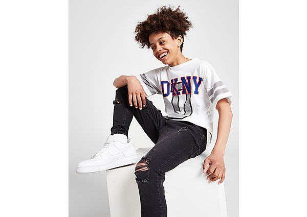 DKNY Basketball T-Shirt Junior - White - Kids, White