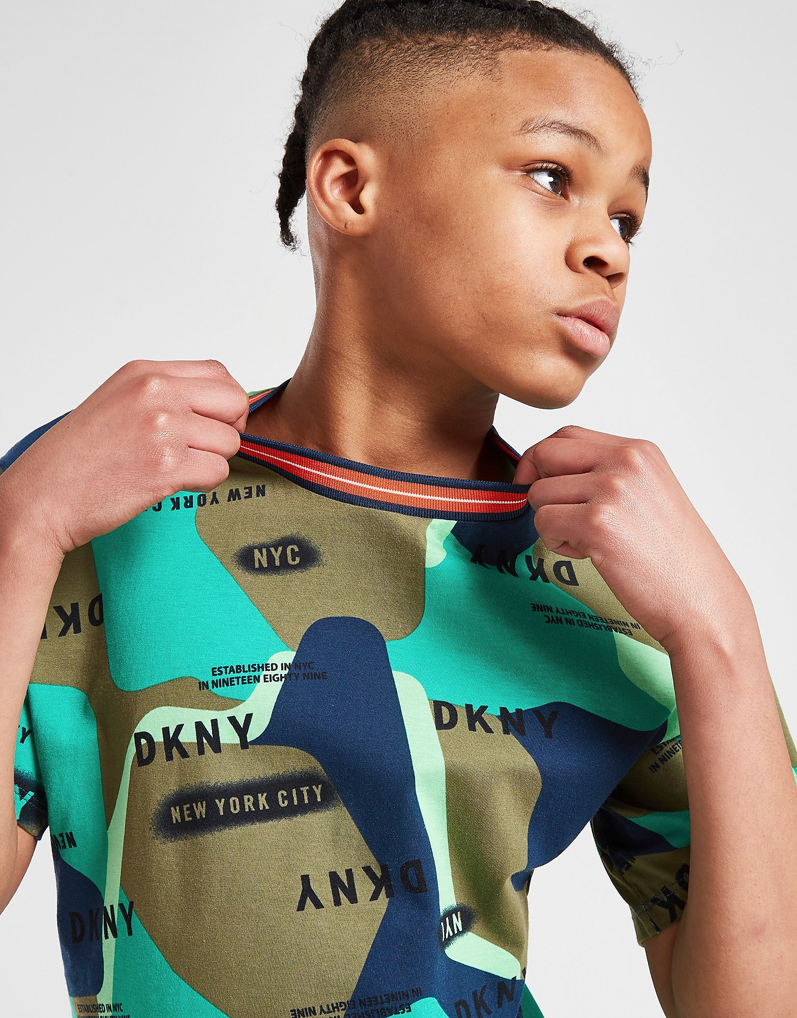 

DKNY Camo T-Shirt Junior - Green - Kids, Green