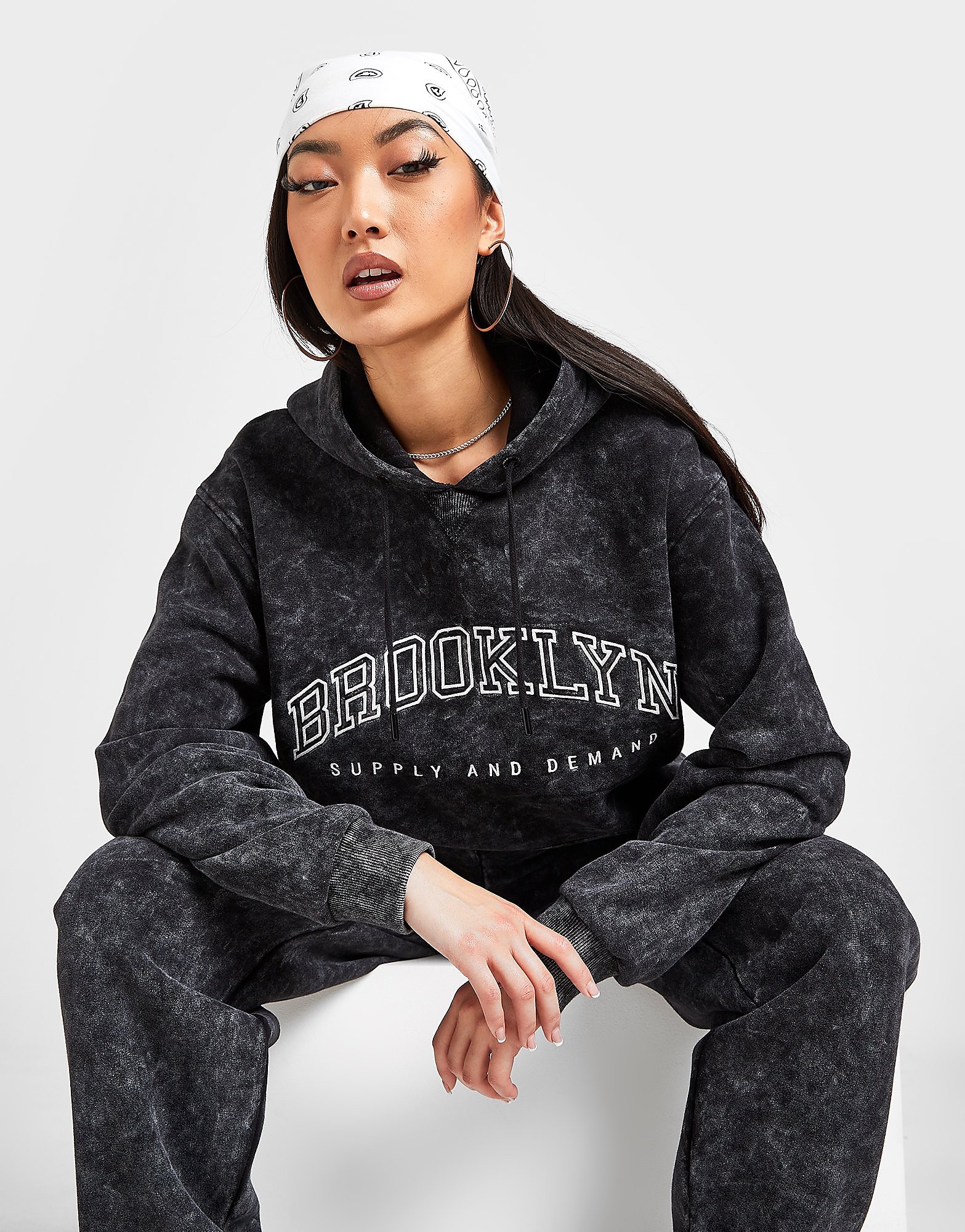 

Supply & Demand Varsity Overhead Hoodie - Only at JD - Black - Womens, Black