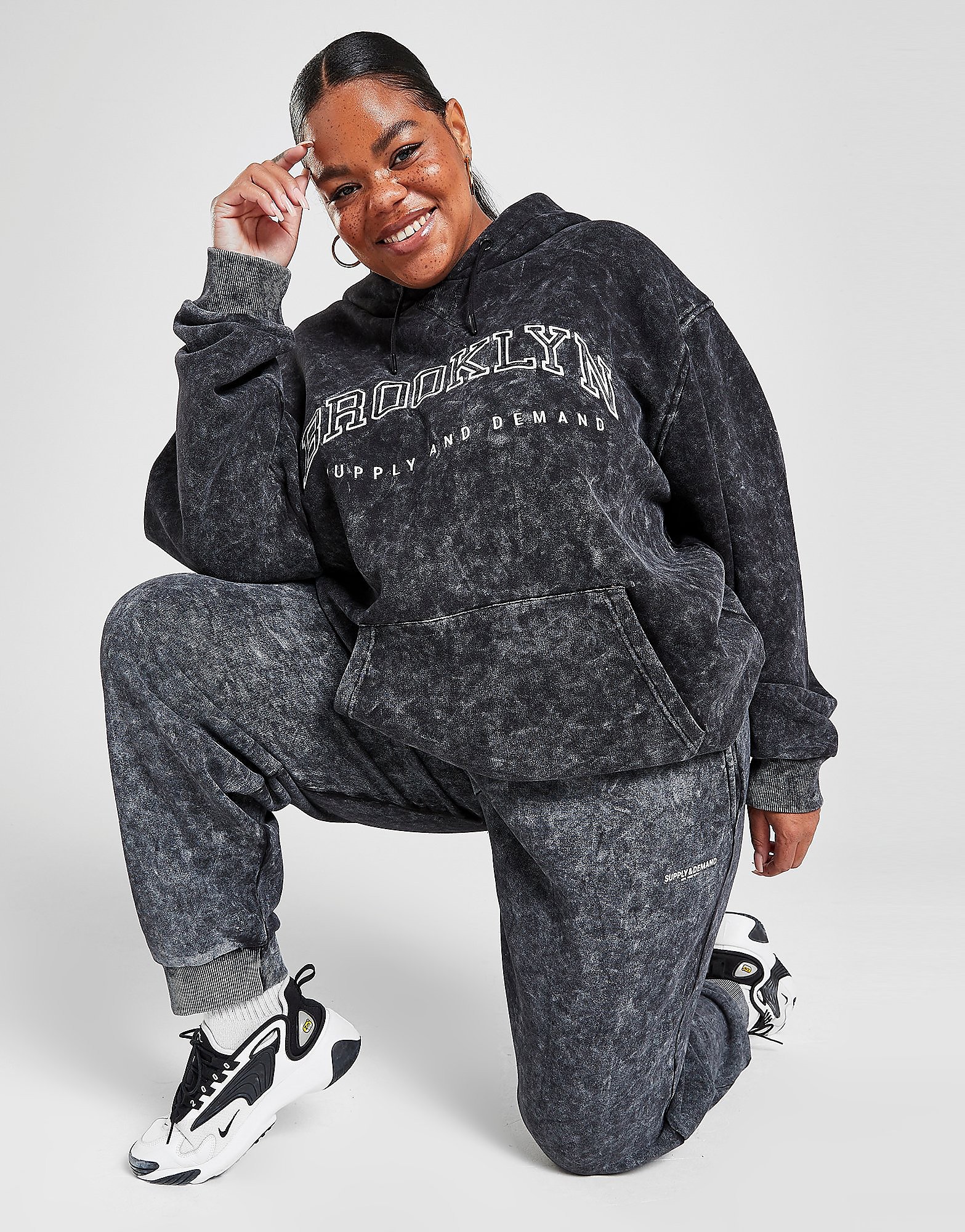 

Supply & Demand Plus Size Logo Joggers - Only at JD - Black - Womens, Black