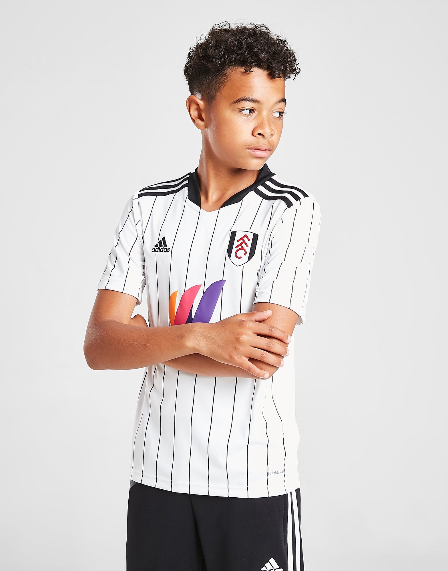 

adidas Fulham FC 2021/22 Home Shirt Junior - White - Kids, White