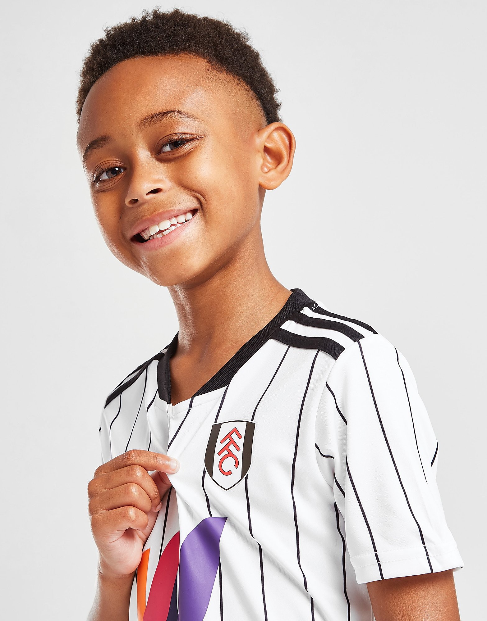

adidas Fulham FC 2021/22 Home Kit Children - White - Kids, White