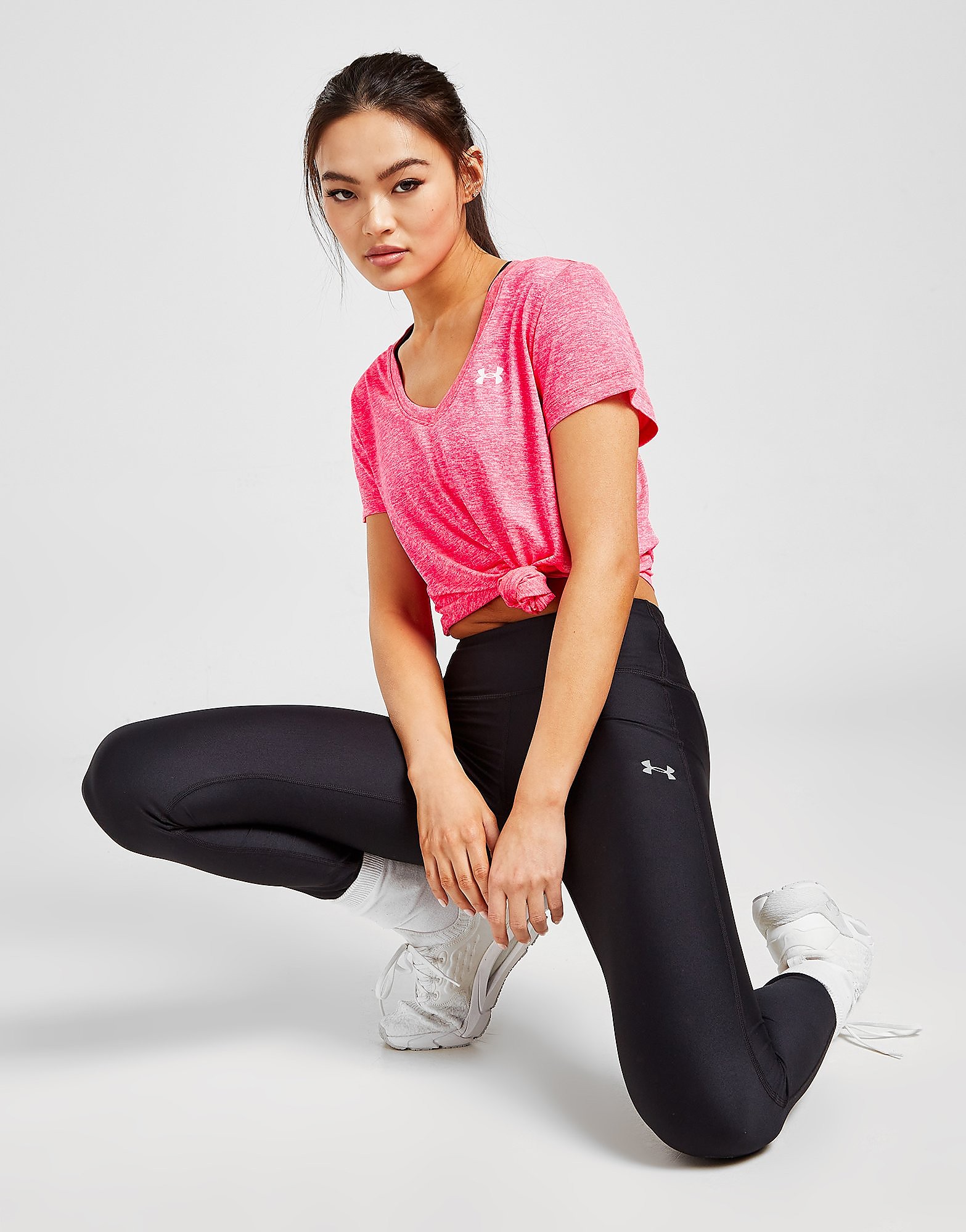 

Under Armour Tech Short Sleeve T-Shirt - Only at JD - Pink - Womens, Pink