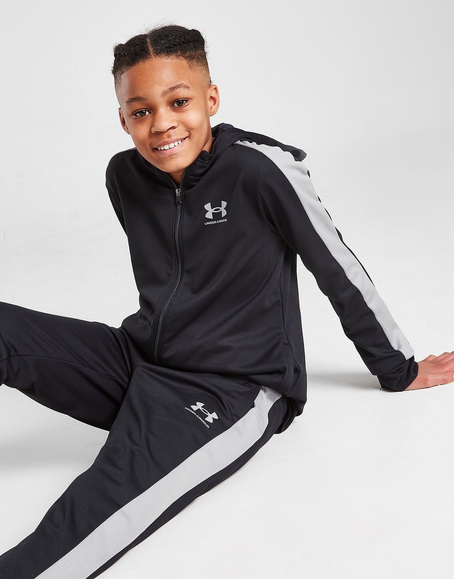 

Under Armour Knit Hooded Tracksuit Junior - Only at JD - Black - Kids, Black