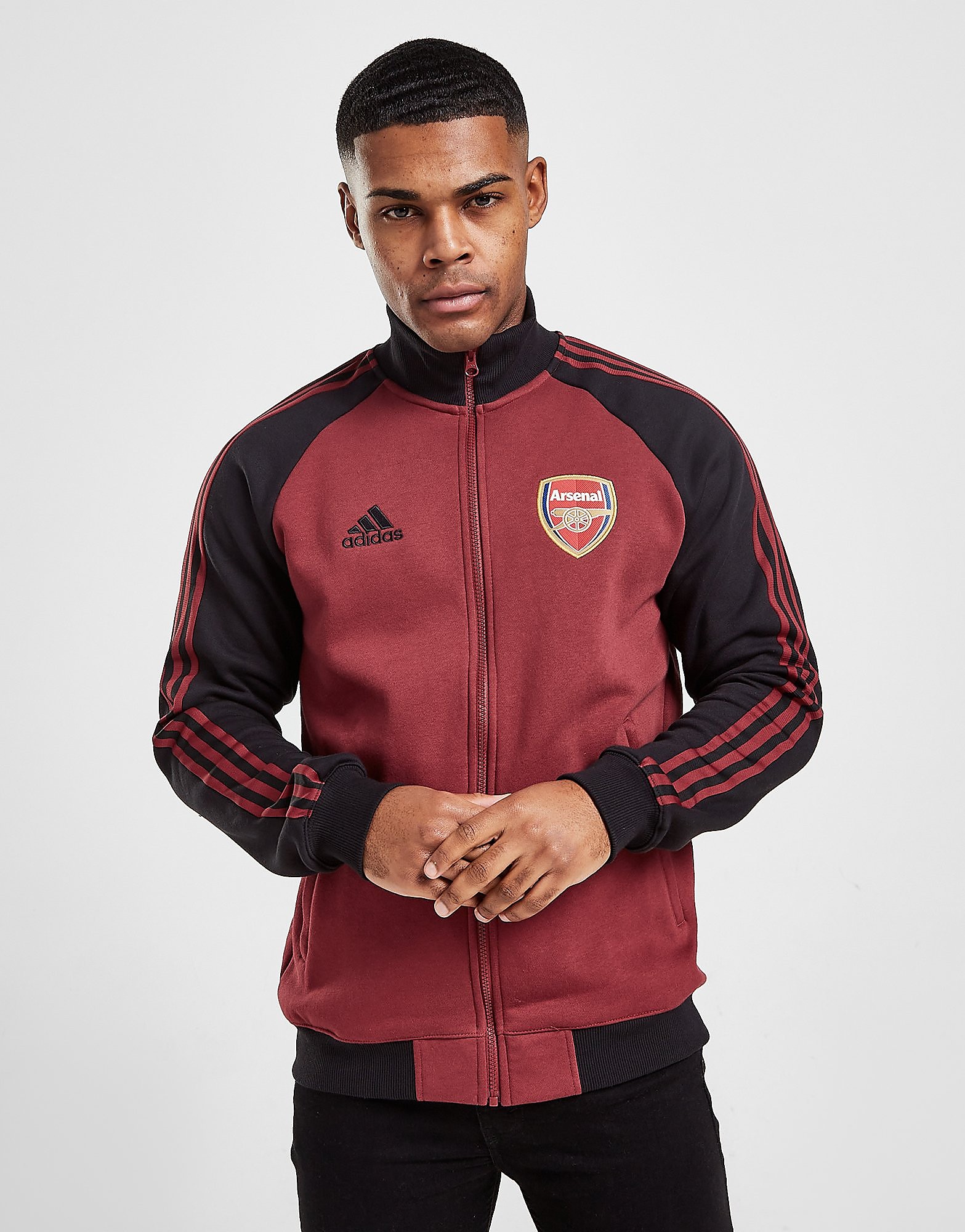 

adidas Arsenal FC Tiro 21 Anthem Jacket - Noble Maroon / Black - Mens, Noble Maroon / Black