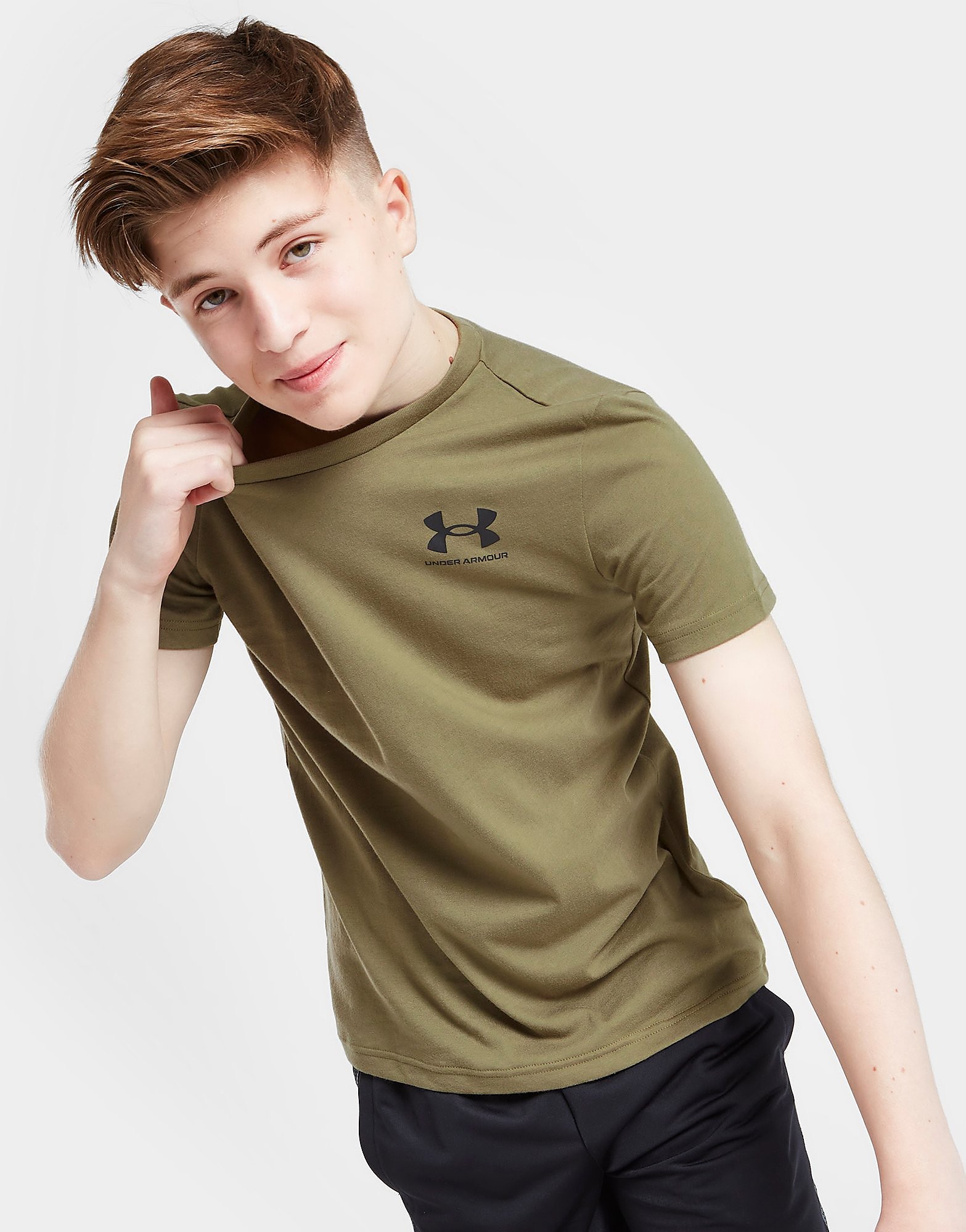 

Under Armour Sportstyle Left Chest T-Shirt Junior - Green - Kids, Green
