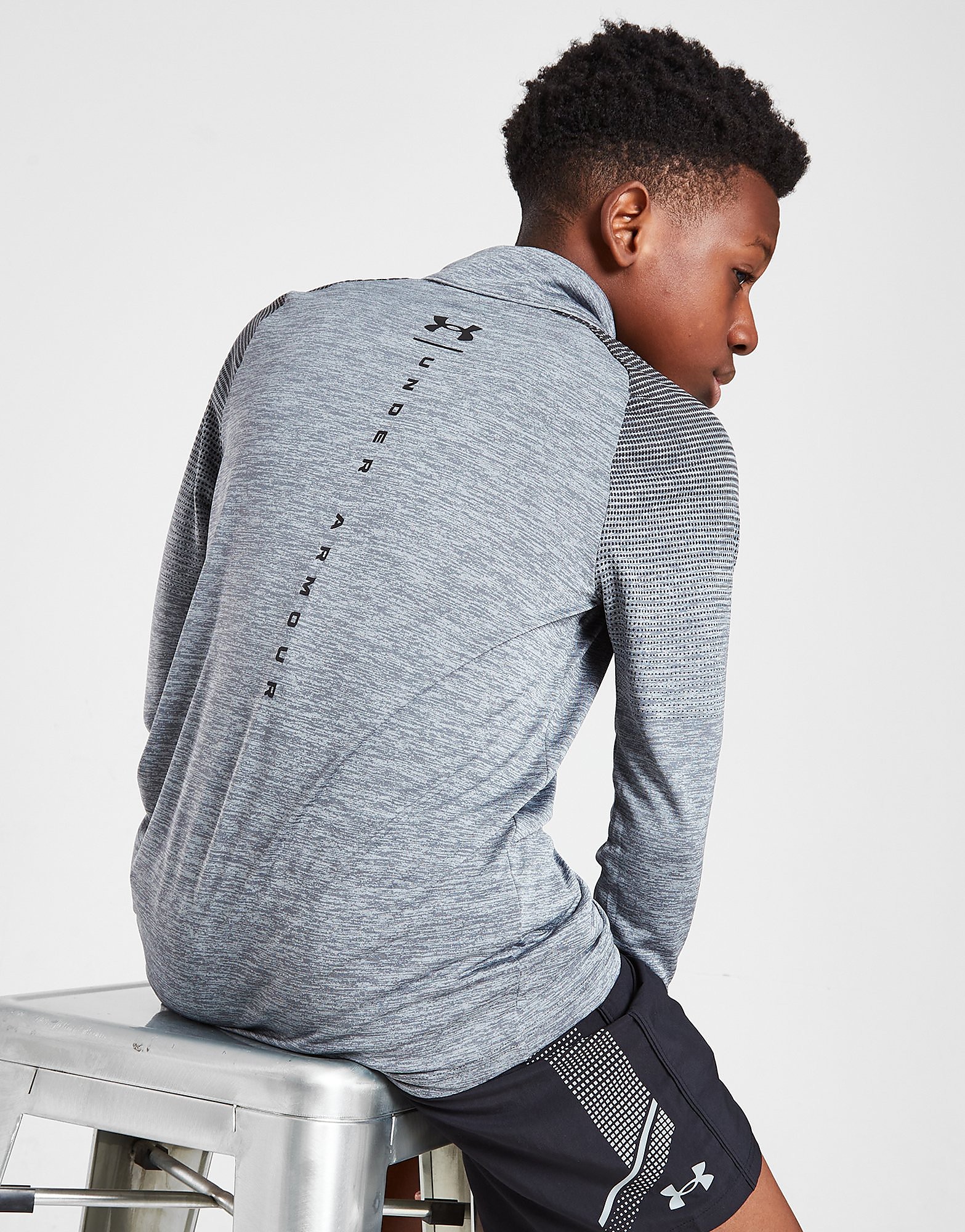

Under Armour Tech 1/2 Zip Top Junior - Only at JD - Grey - Kids, Grey