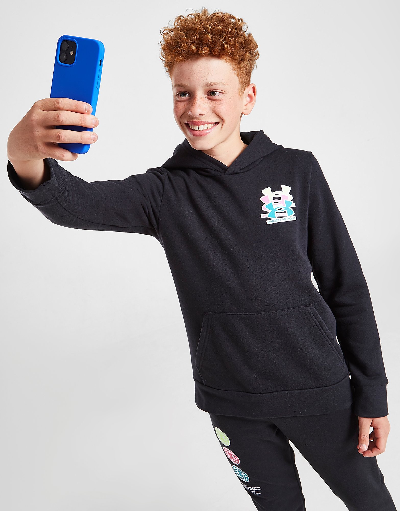 

Under Armour Rival Fleece ANAML Hoodie Junior - Black - Kids, Black