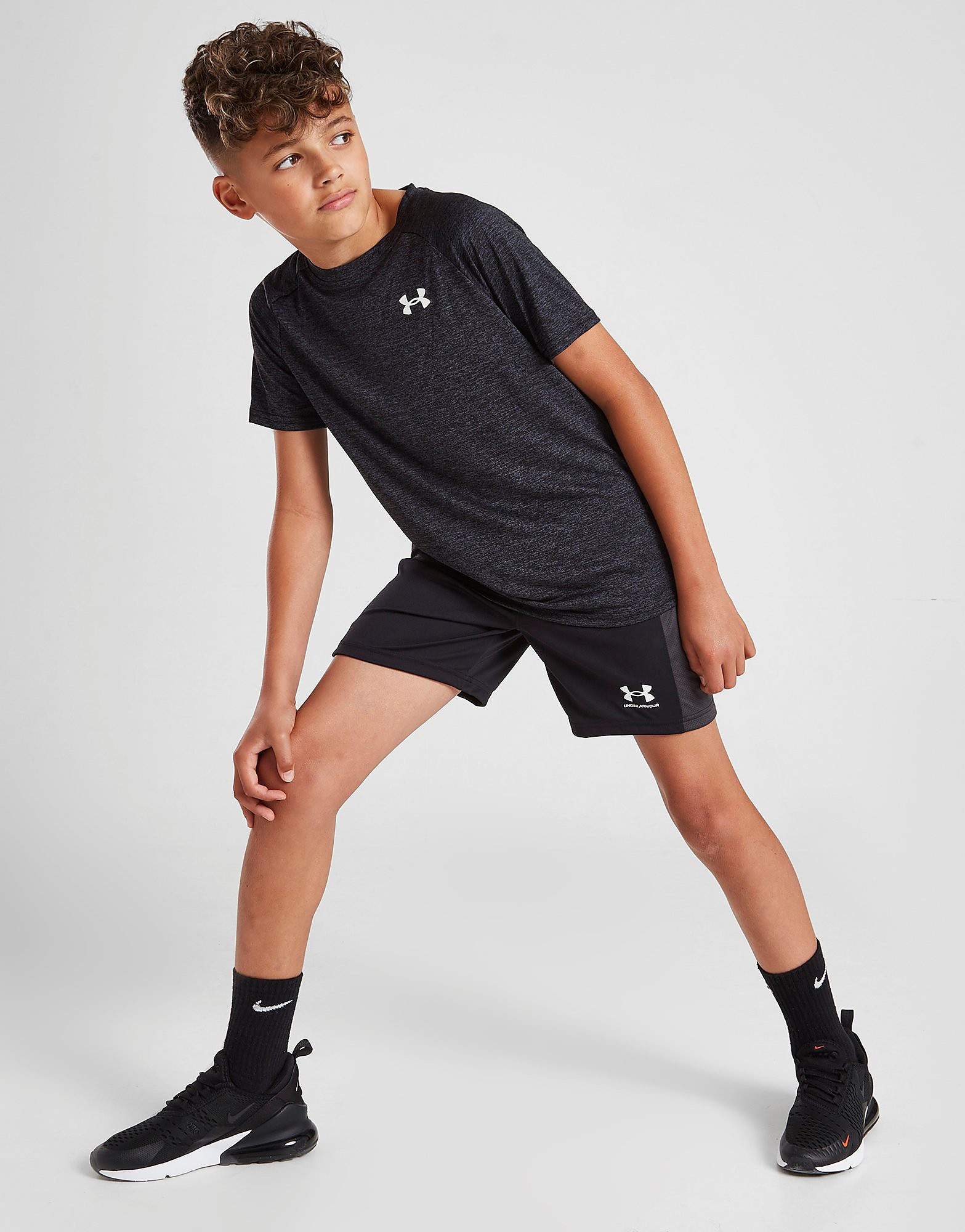 

Under Armour Challenger Knit Shorts Junior - Black - Kids, Black