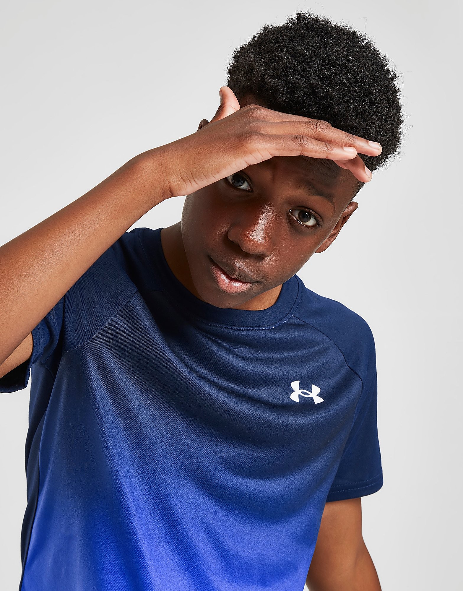 Under Armour Tech Fade T-Shirt Junior - Only at JD - Blue/ACAD$ - Kids, Blue/ACAD$
