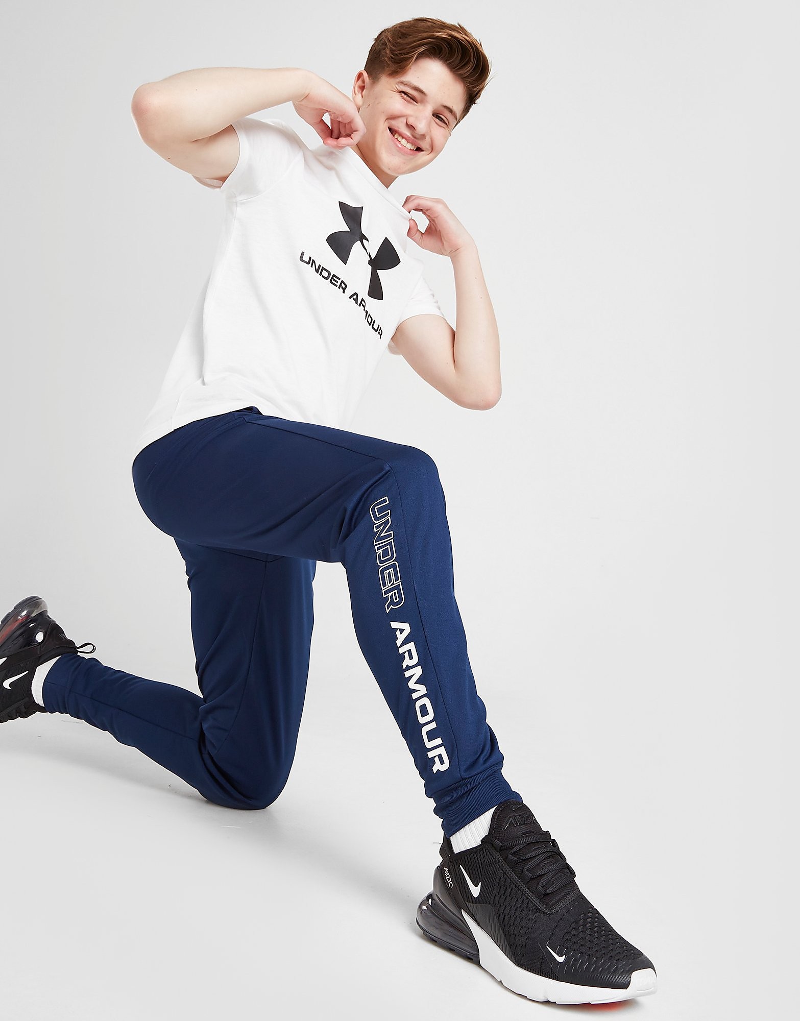 Under Armour Brawler 2.0 Track Pants Junior - Blue - Kids, Blue