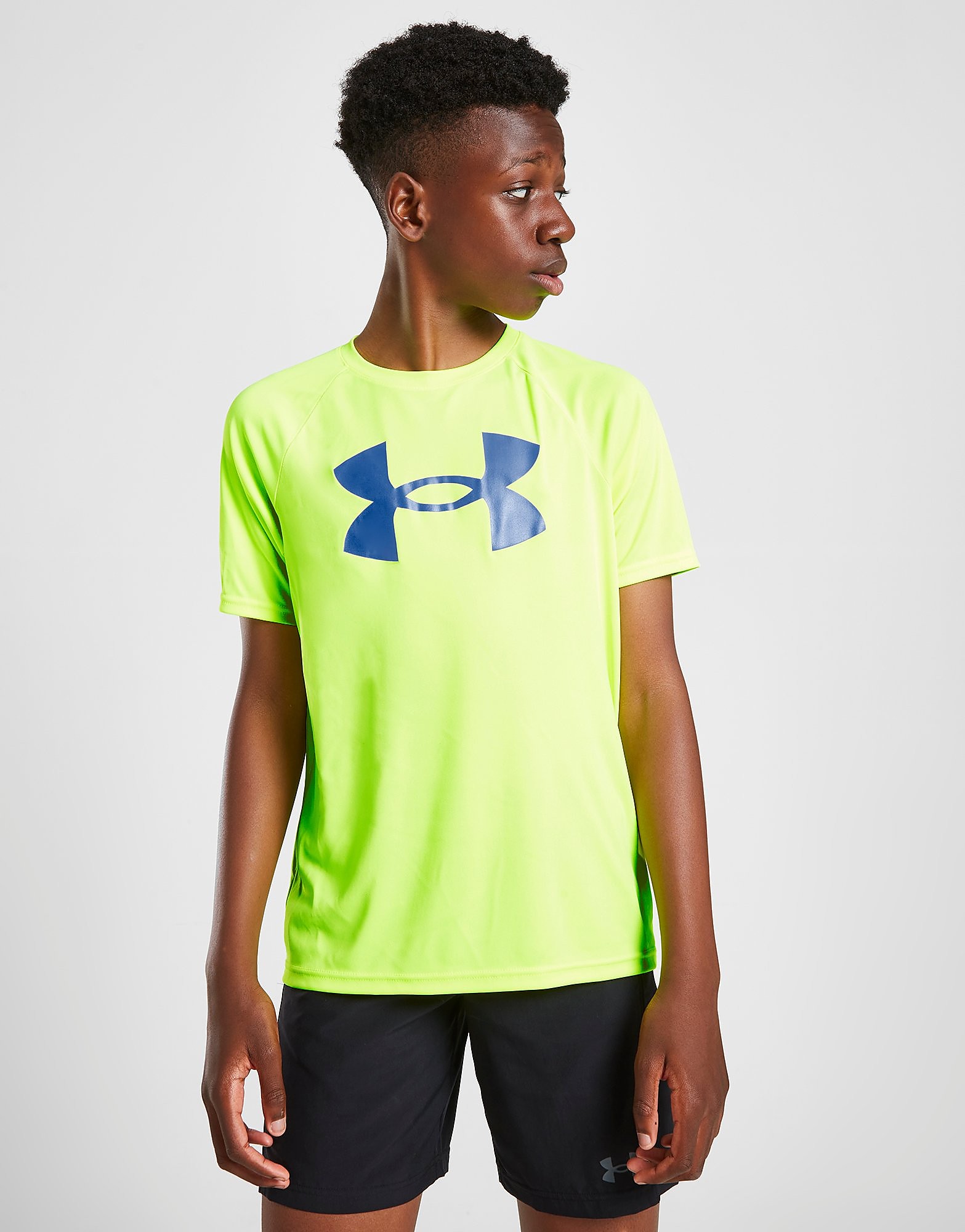 

Under Armour Tech Big Logo T-Shirt Junior - Yellow - Kids, Yellow