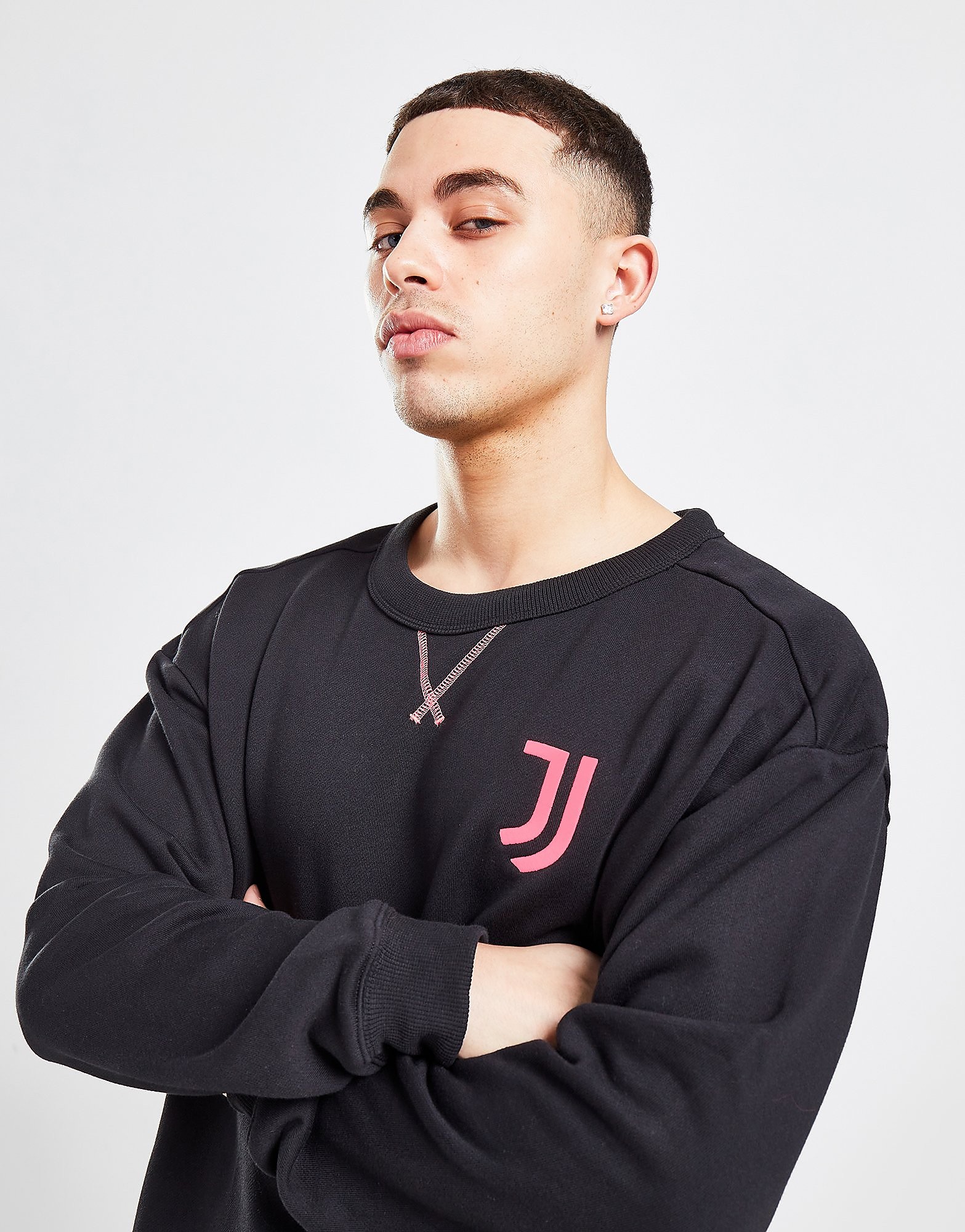 

adidas Juventus FC Chinese New Year Crew Sweatshirt - Black - Mens, Black