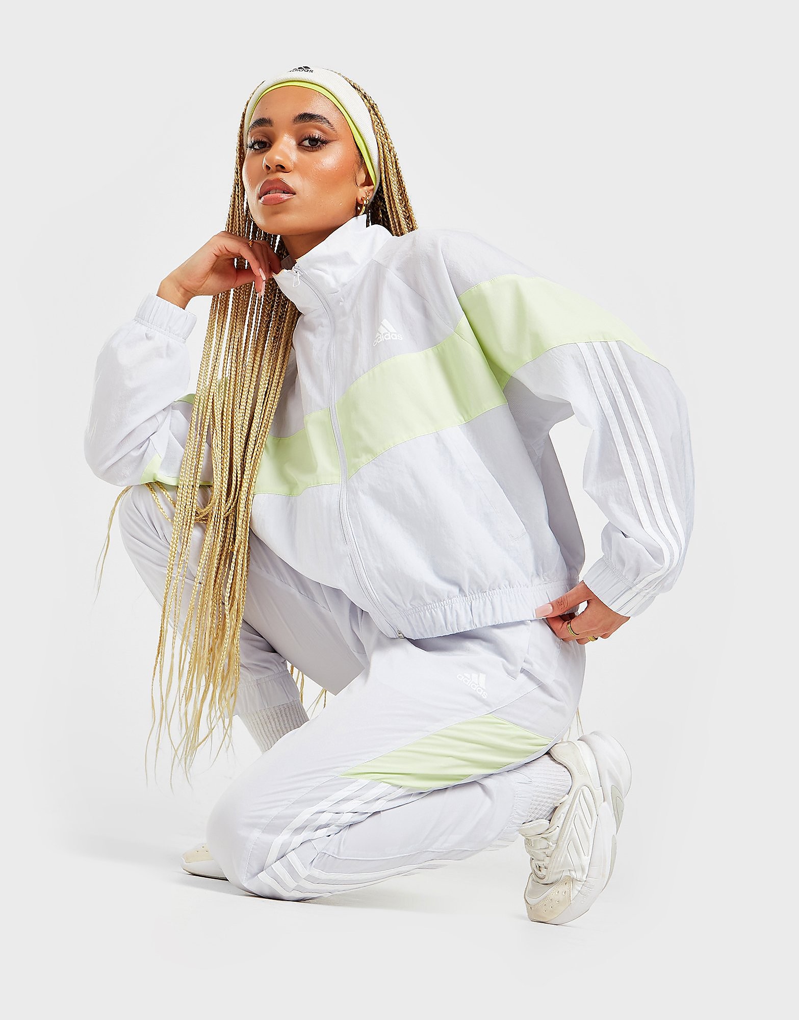 

adidas Game Time Tracksuit - Dash Grey - Womens, Dash Grey