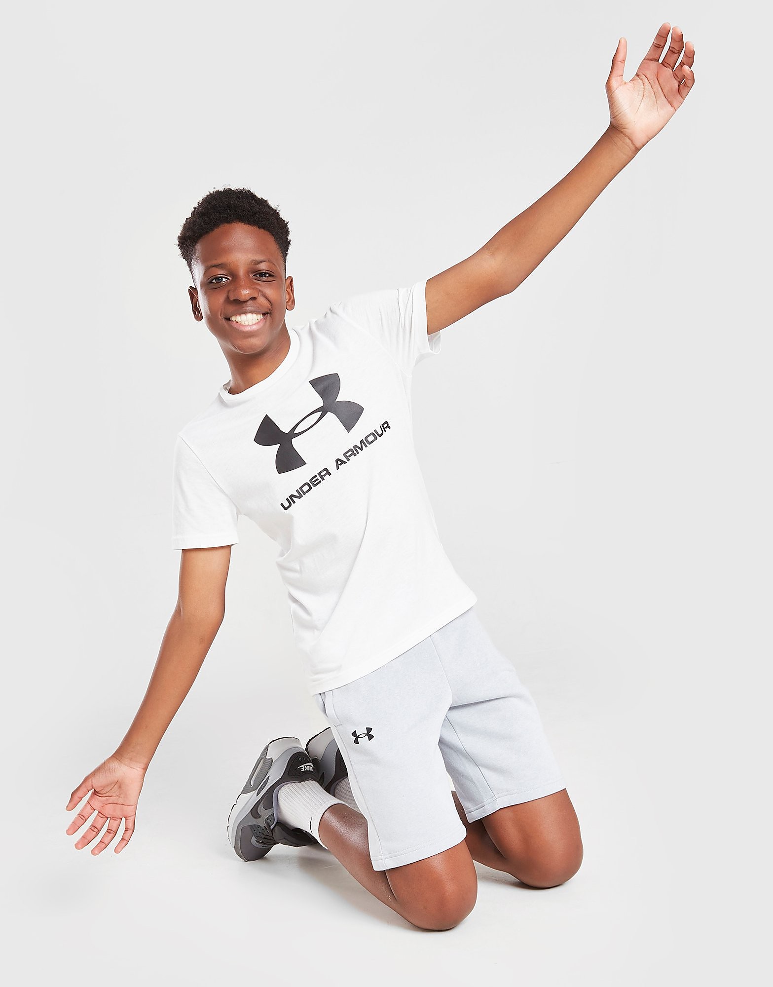

Under Armour Rival Cotton Shorts Junior - Grey - Kids, Grey