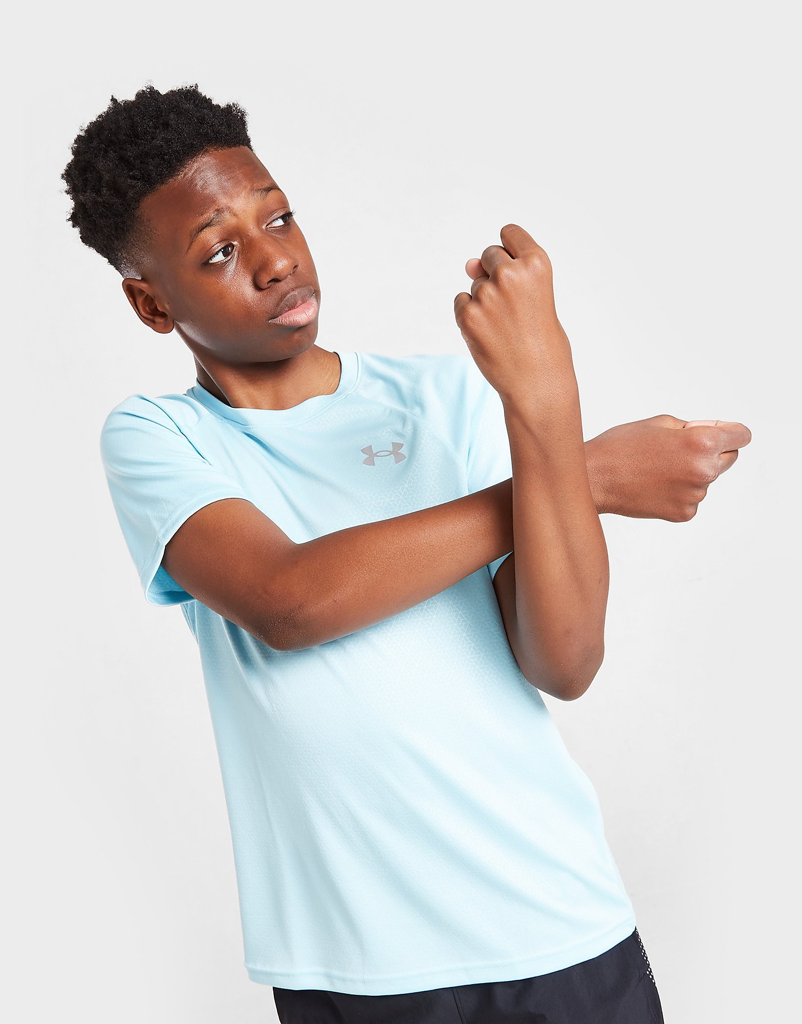 

Under Armour Tech Emboss T-Shirt Junior - Only at JD - Blue - Kids, Blue