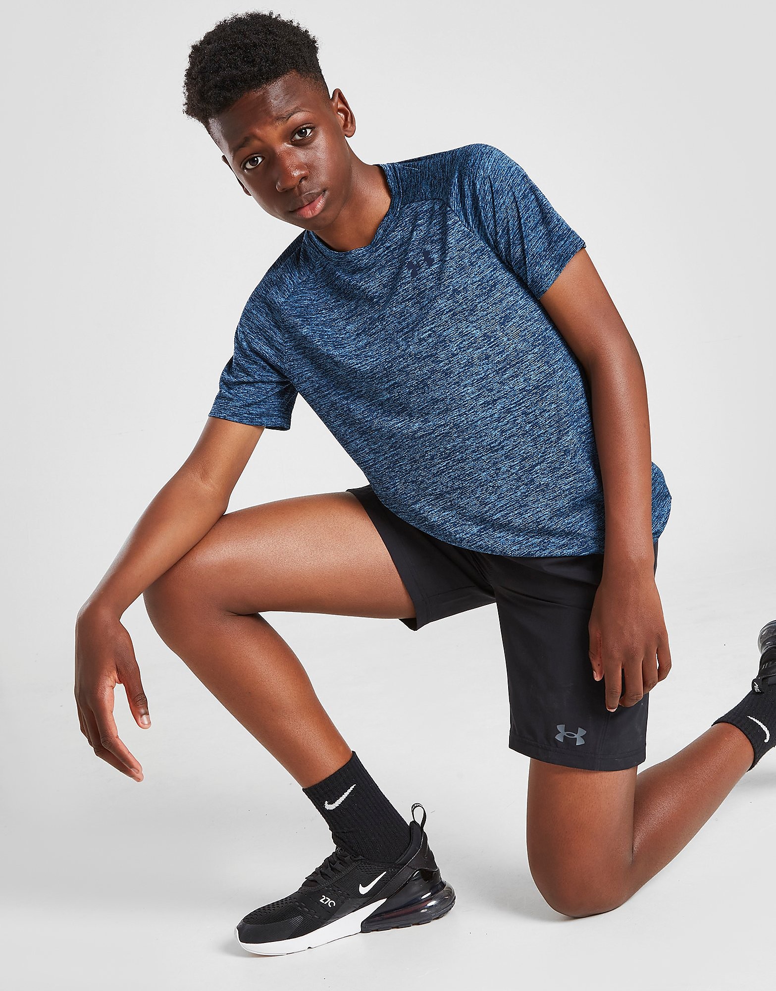 

Under Armour Tech 2.0 Sportstyle T-Shirt Junior - Blue - Kids, Blue