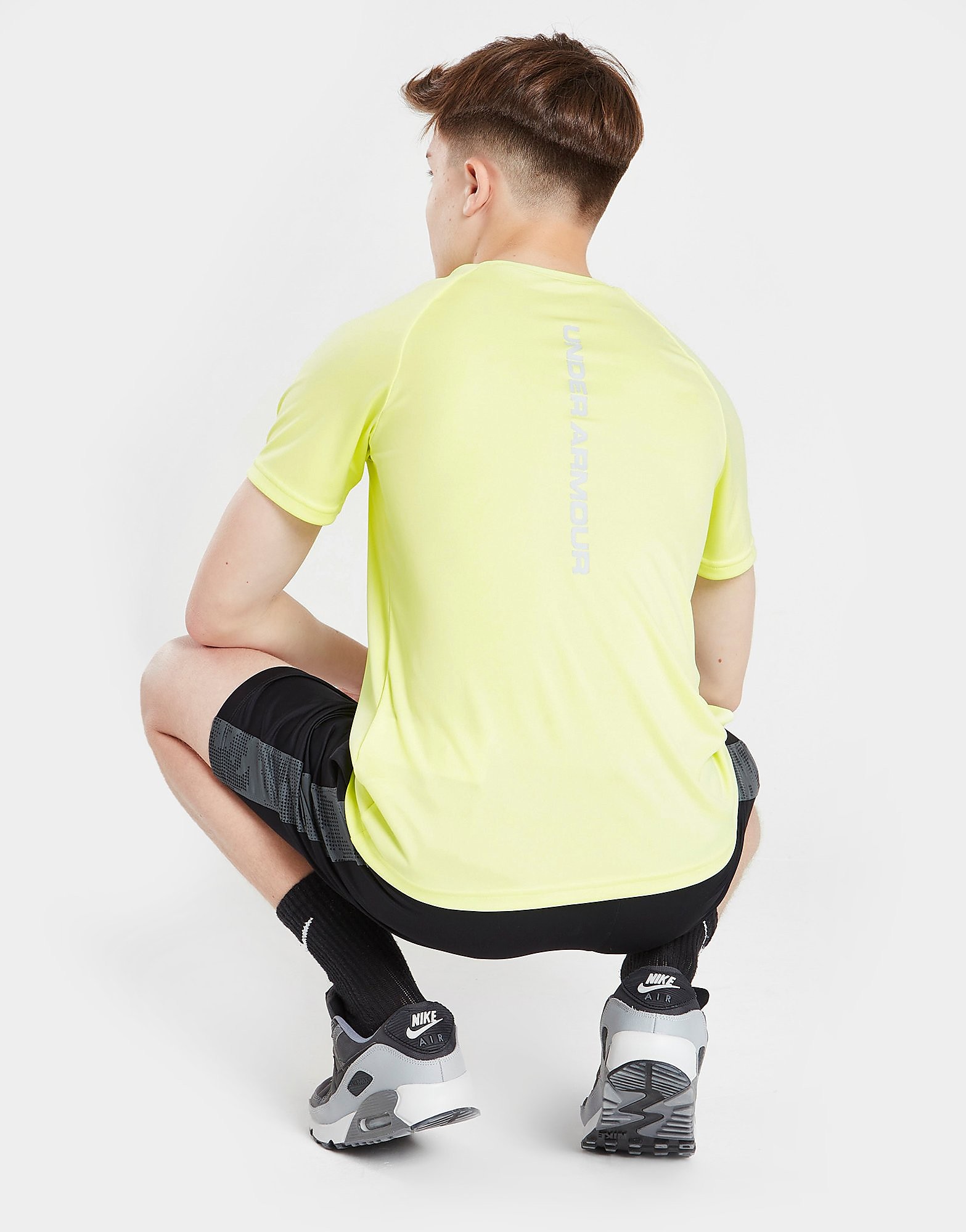 

Under Armour Wordmark Reflective T-Shirt Junior - Only at JD - Yellow - Kids, Yellow