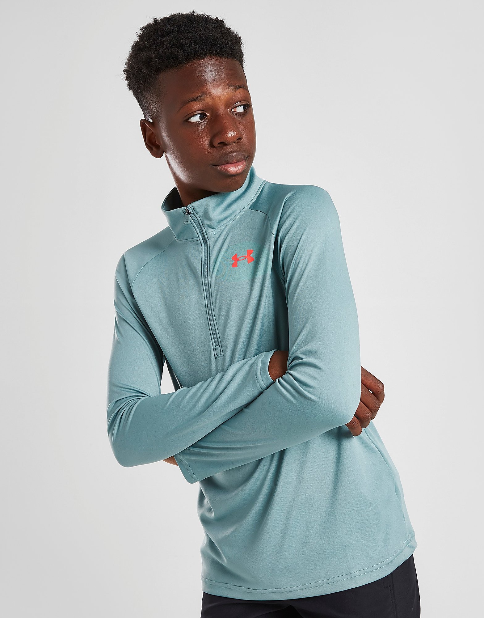

Under Armour Tech 2.0 1/4 Zip Track Top Junior - Green - Kids, Green