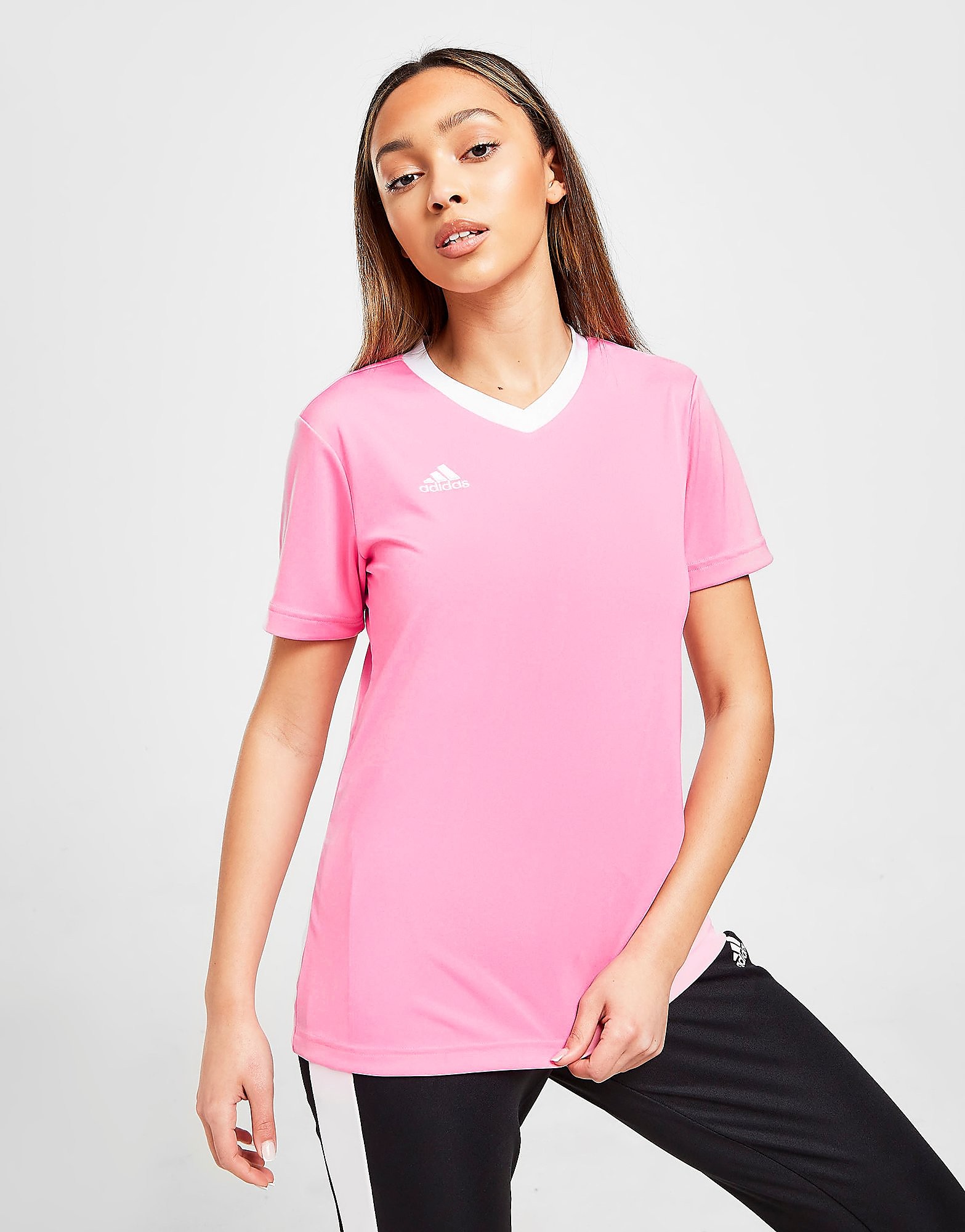 

adidas Entrada 22 T-Shirt - Semi Pink Glow - Womens, Semi Pink Glow