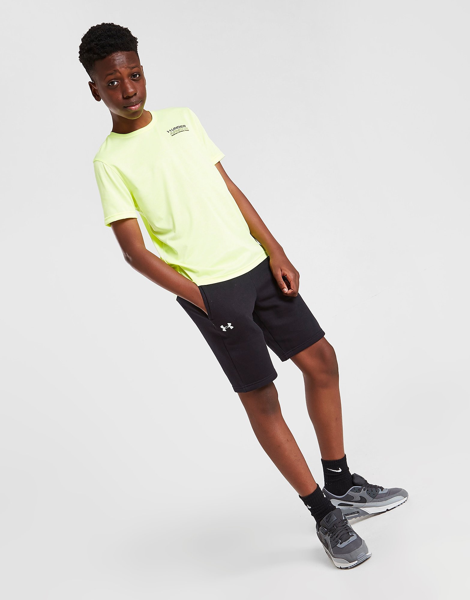 

Under Armour Rival Cotton Shorts Junior - Black - Kids, Black