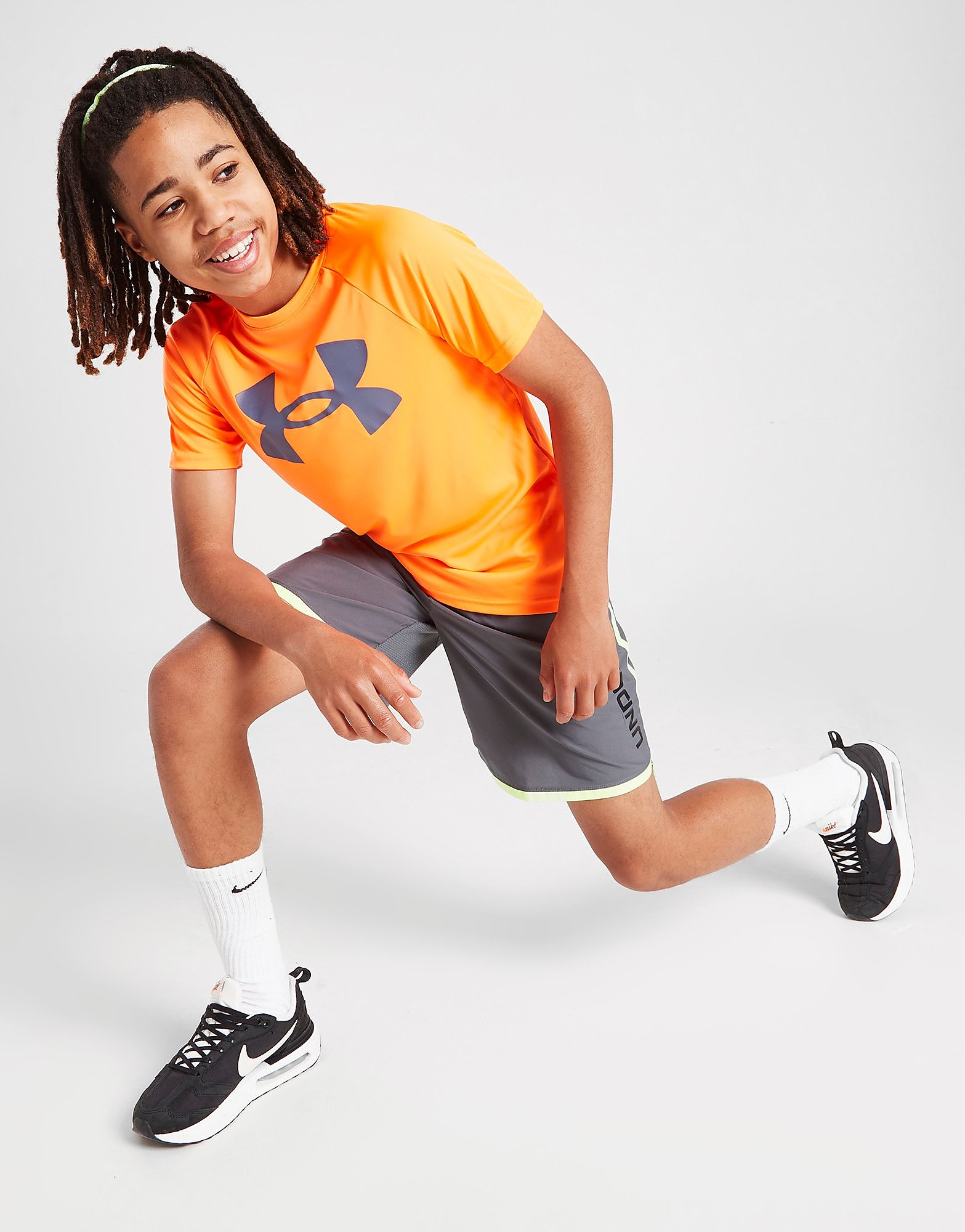 

Under Armour Tech Big Logo T-Shirt Junior - Orange - Kids, Orange
