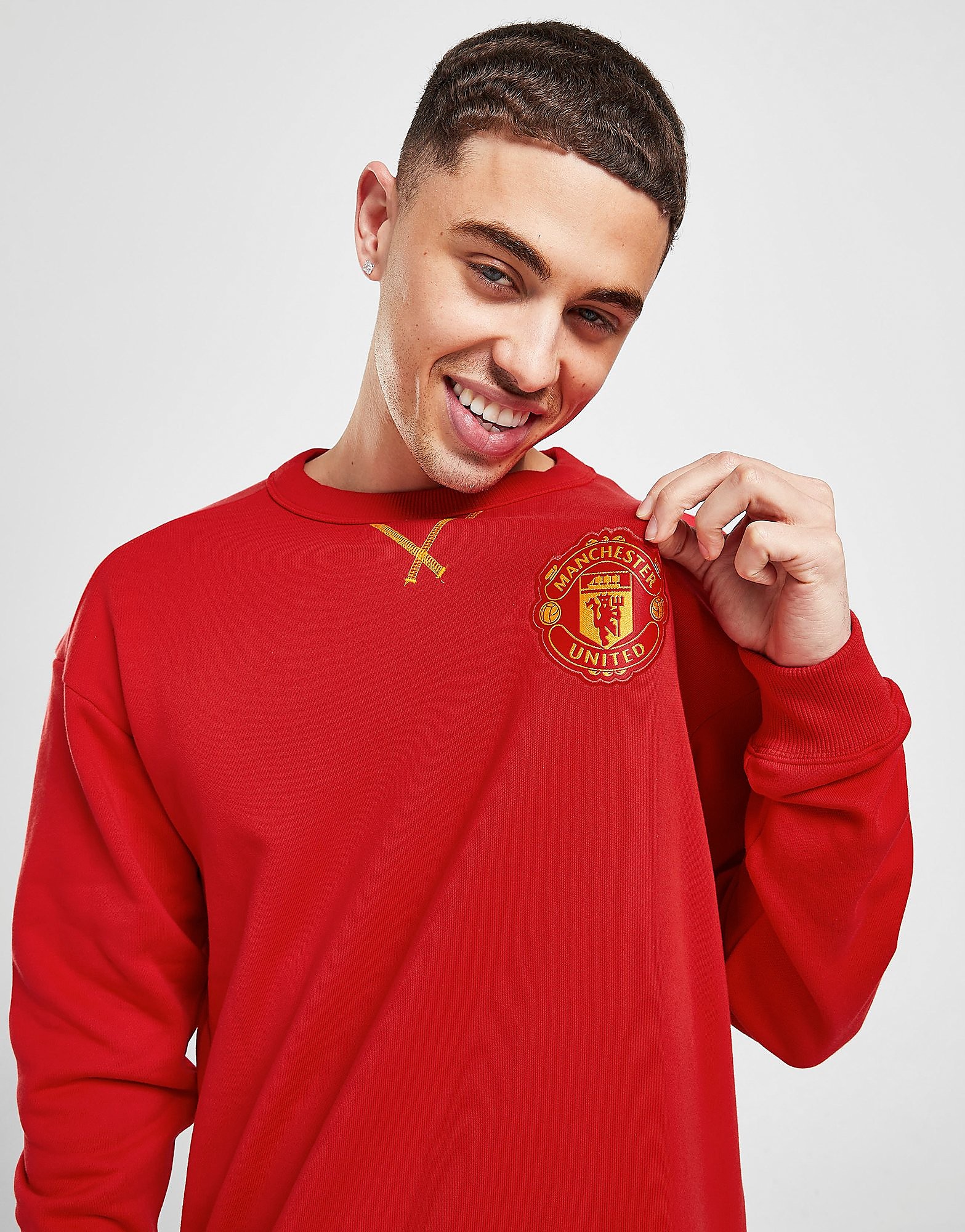 

adidas Manchester United FC Chinese New Year Sweatshirt - Scarlet - Mens, Scarlet