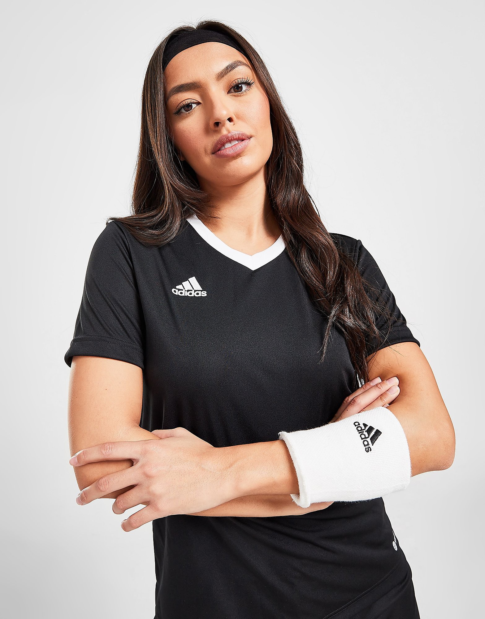 

adidas Entrada 22 T-Shirt - Black - Womens, Black
