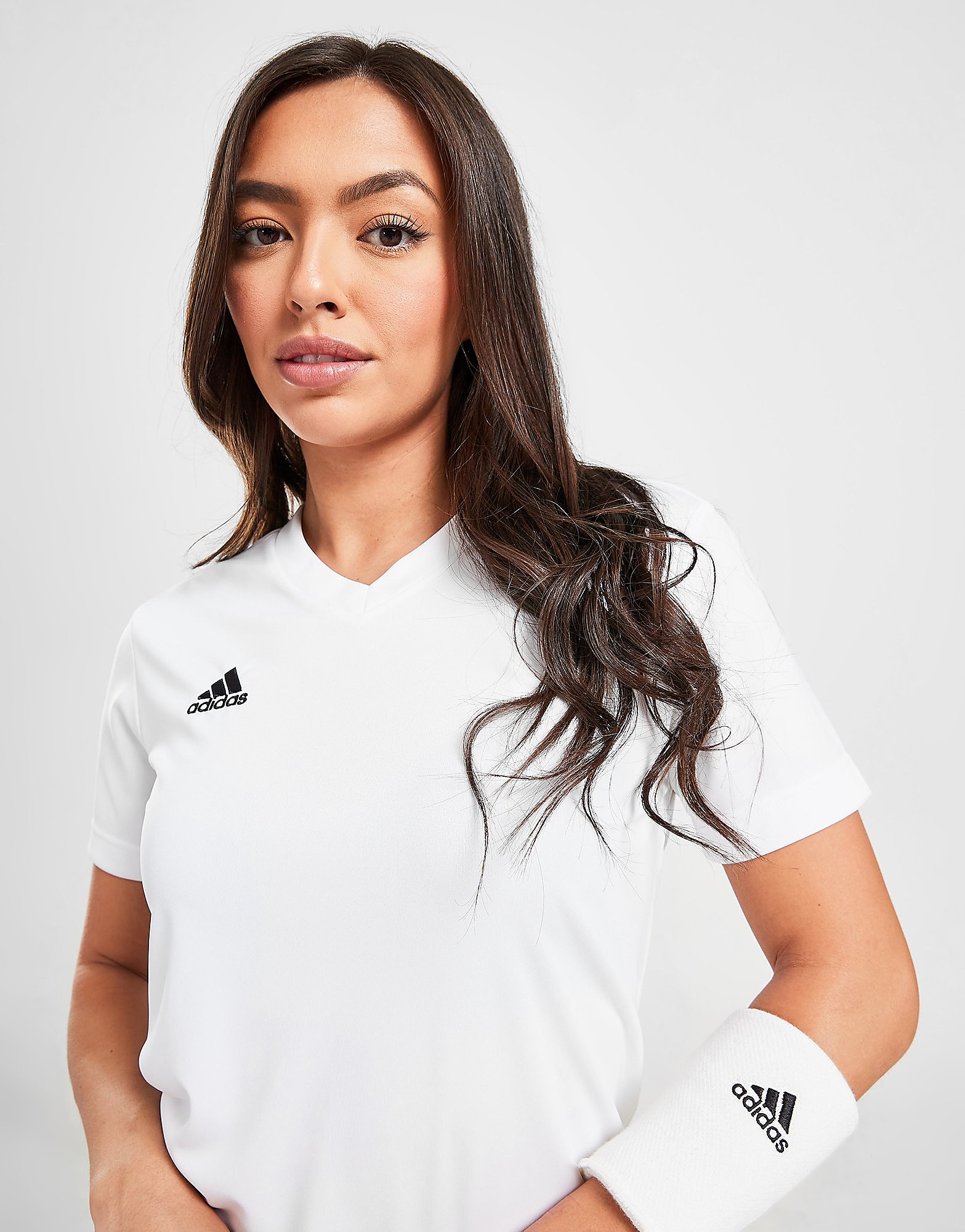 adidas Entrada 22 T-Shirt - White - Womens, White