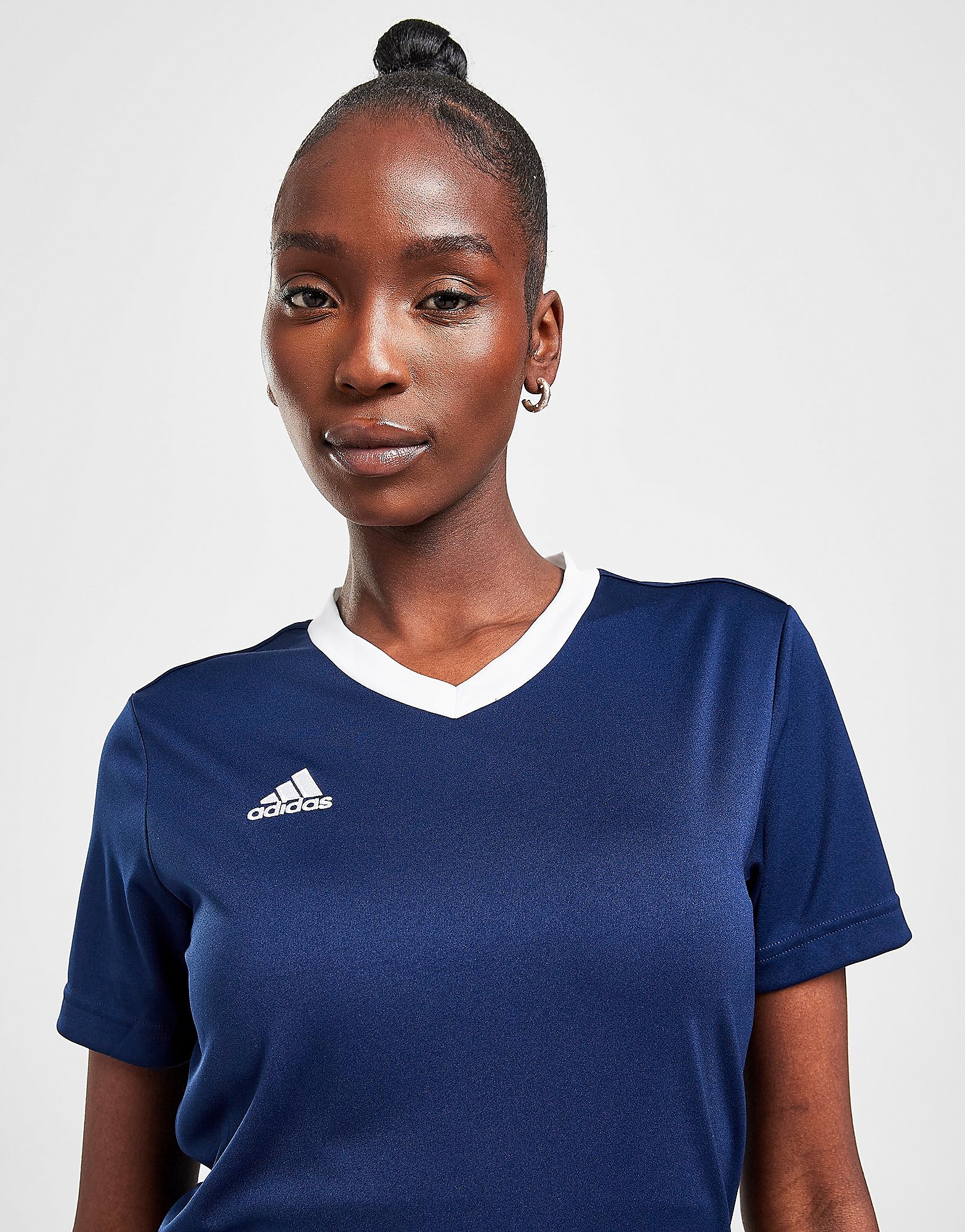 

adidas Entrada 22 T-Shirt - Navy - Womens, Navy