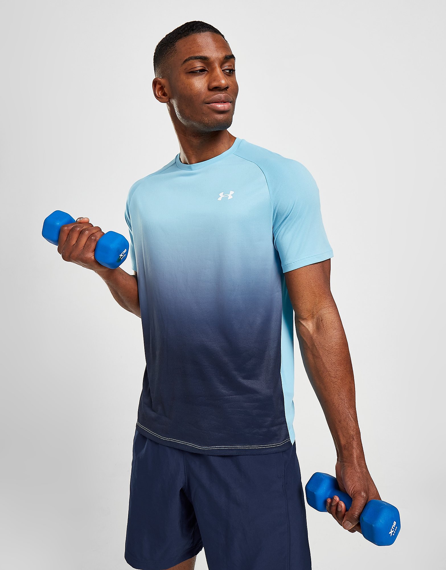 Under Armour Tech Fade T-Shirt - Only at JD - Blue, Blue