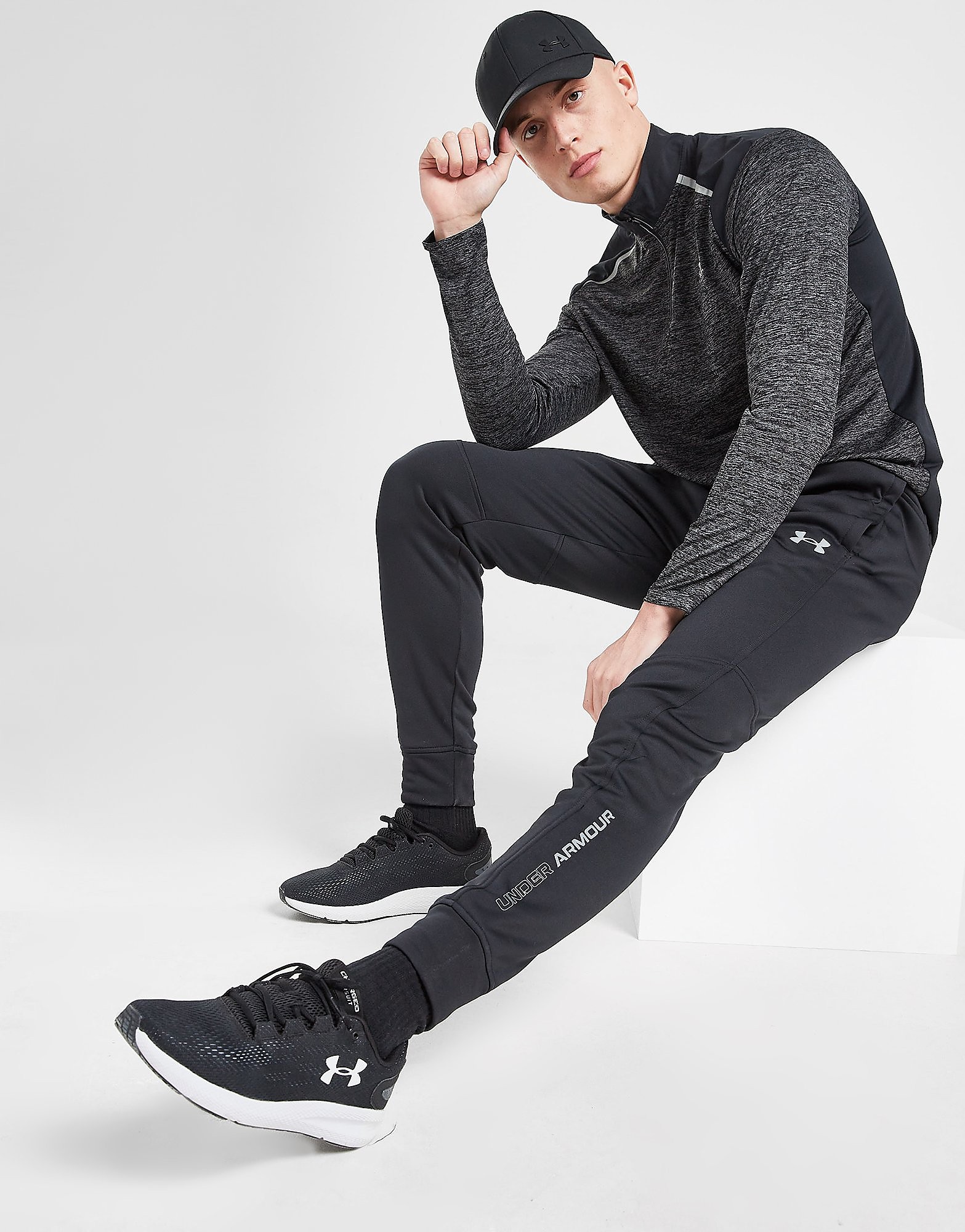 

Under Armour UA Armour Fleece Track Pants - Only at JD - Black, Black