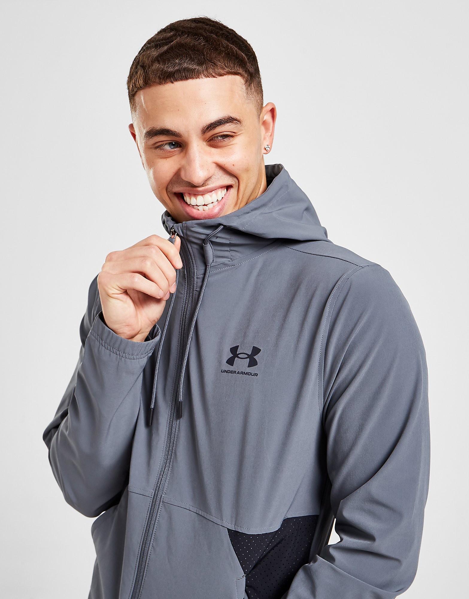 

Under Armour Lock-Up Woven Jacket - Only at JD - Grey - Mens, Grey