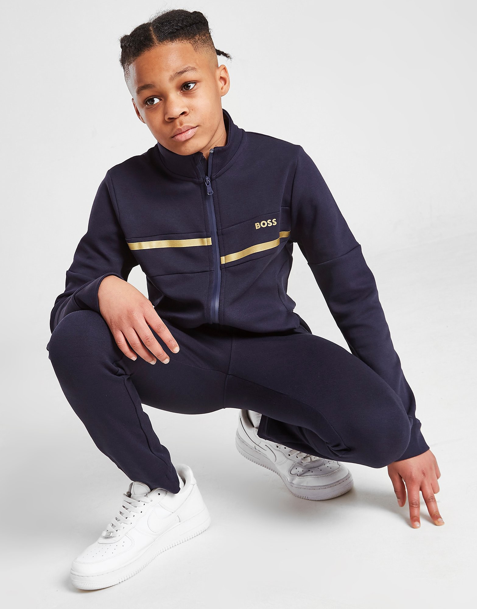 

BOSS Track Top Junior - Navy - Kids, Navy
