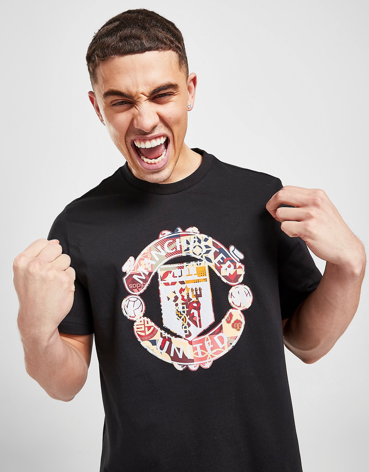 

adidas Manchester United FC Chinese New Year T-Shirt - Black - Mens, Black