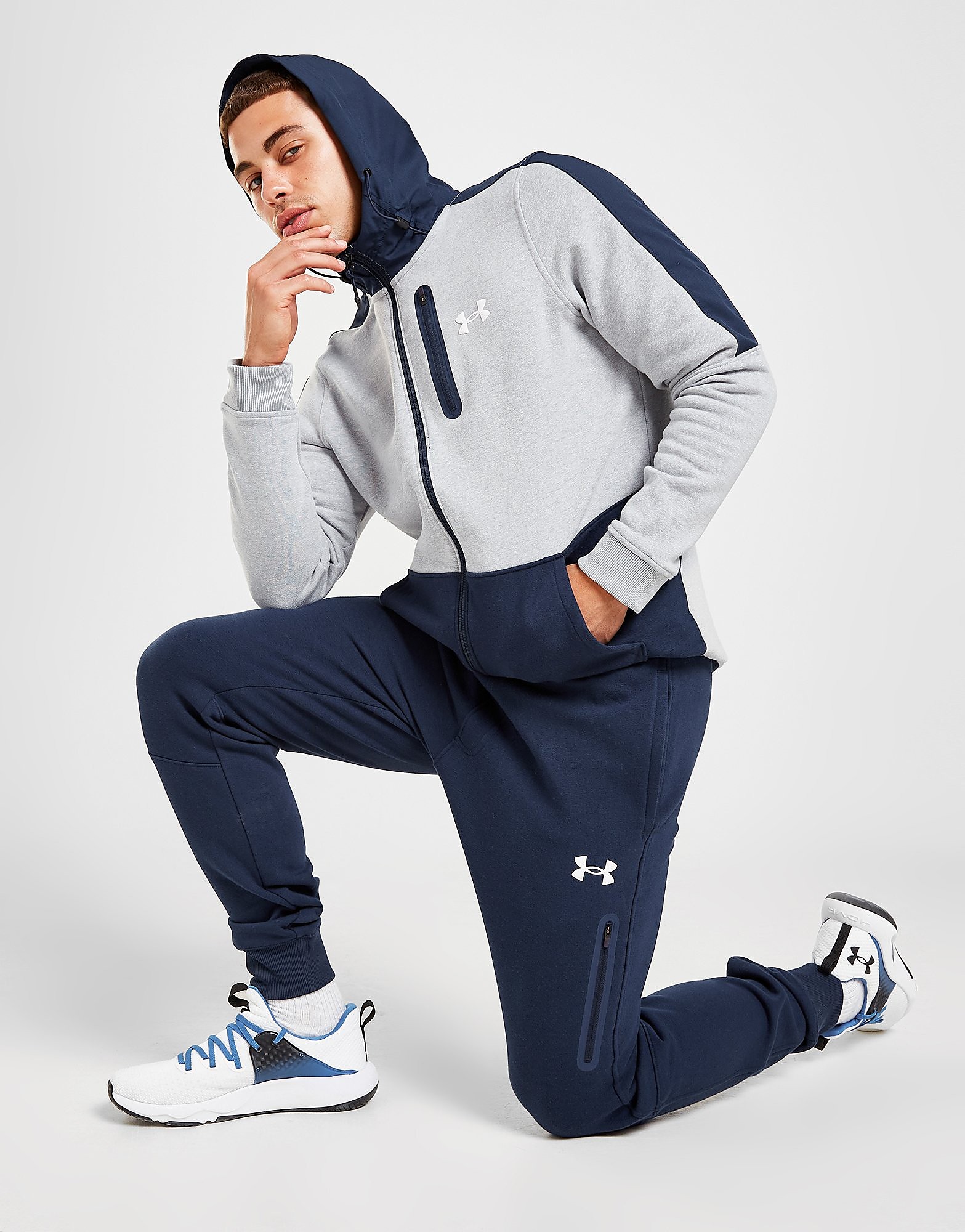 

Under Armour Threadborne Track Pants - Only at JD - Blue - Mens, Blue