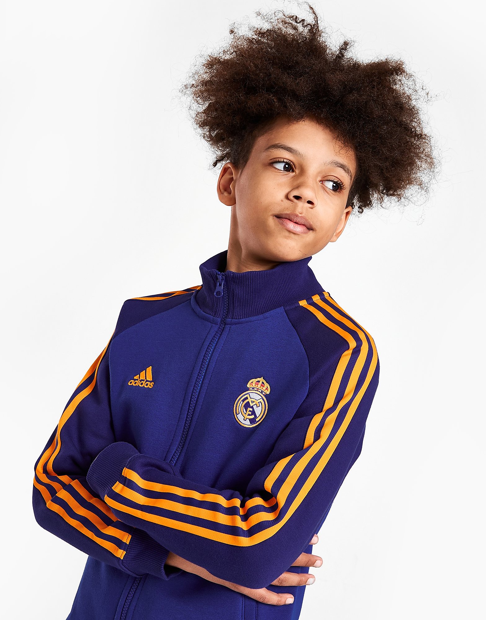 

adidas Real Madrid Tiro Anthem Jacket Junior - Blue - Kids, Blue