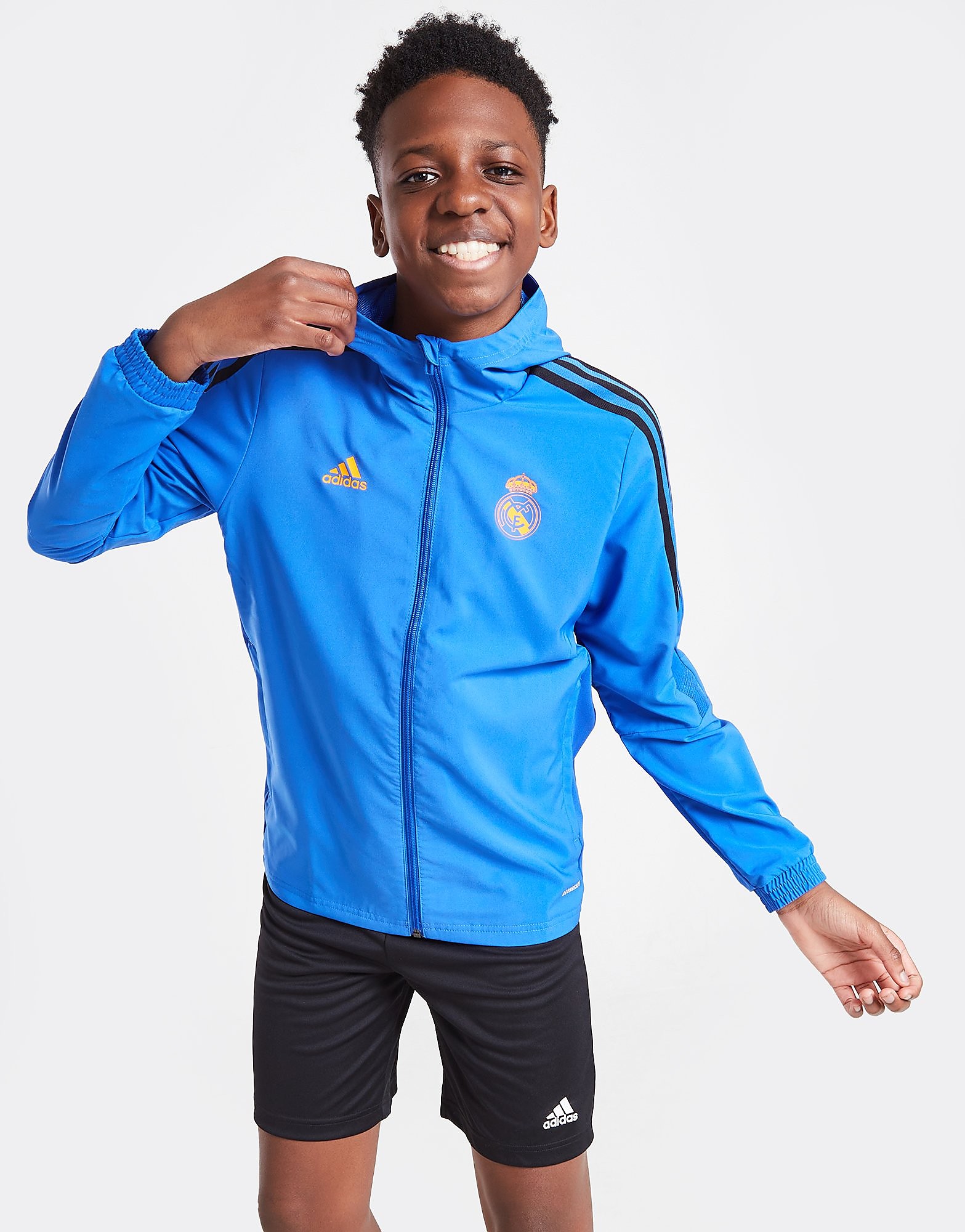

adidas Real Madrid Presentation Jacket Junior - Blue - Kids, Blue